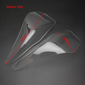 Frontlampenlinse Scheinwerferlinsenschutz Passend für Yamaha Force 155 16-21 Smoke Generic