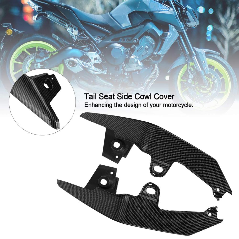 Carénage de couverture de capot latéral de siège arrière en carbone pour Yamaha MT-09 FZ09 2017 – 2021 générique