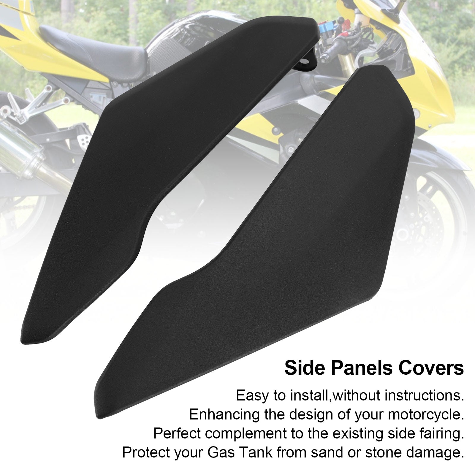 04–05 Suzuki GSXR 600/750 K4 Gas Tank Seite Trim Abdeckung Panel Verkleidung Cowl