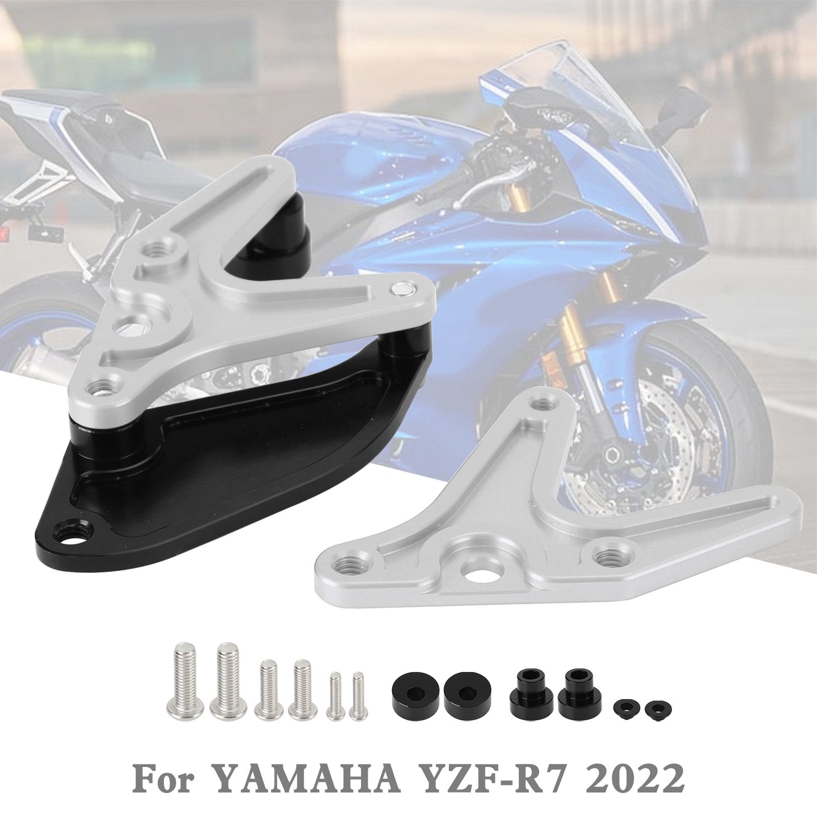 Aluminum Motorcycle Stand Hook Sprocket Toe Guard For Yamaha YZF-R7 R7 2022