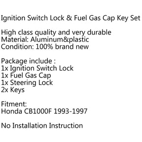 Ignition Switch Lock & Fuel Gas Cap Key Set For Honda CB1000F 1993-1997 1996