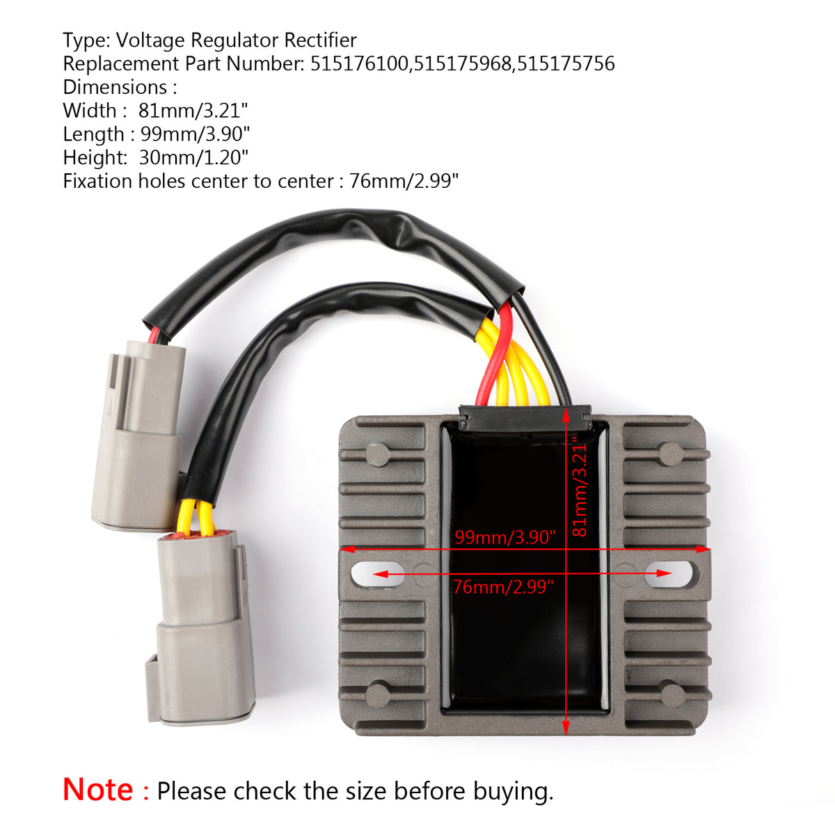 Voltage Regulator Rectifier For SKI DOO EXPEDITION GSX GTX MX Z SKANDIC 600 800