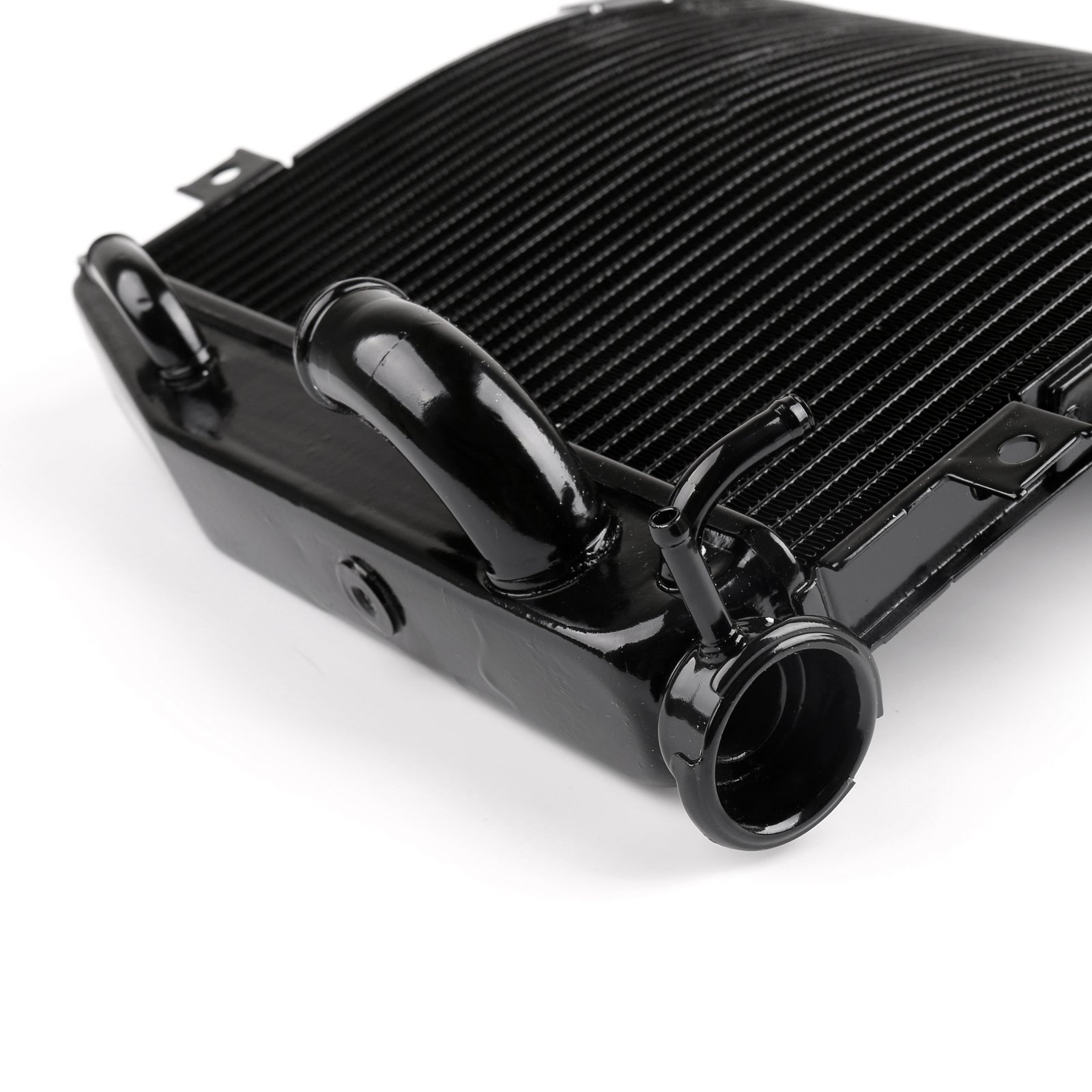 Aluminium Black Radiator Cooler For Kawasaki Ninja ZX10R ZX-10R ZX 10R 2004-2005