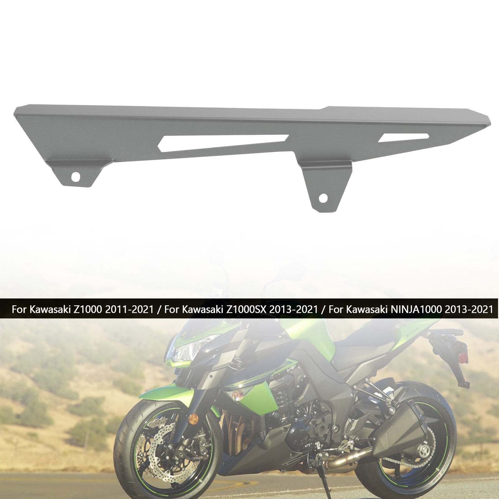 Couvercle de protection de chaîne de pignon pour Kawasaki Z1000SX NINJA 1000 Z1000 11-21