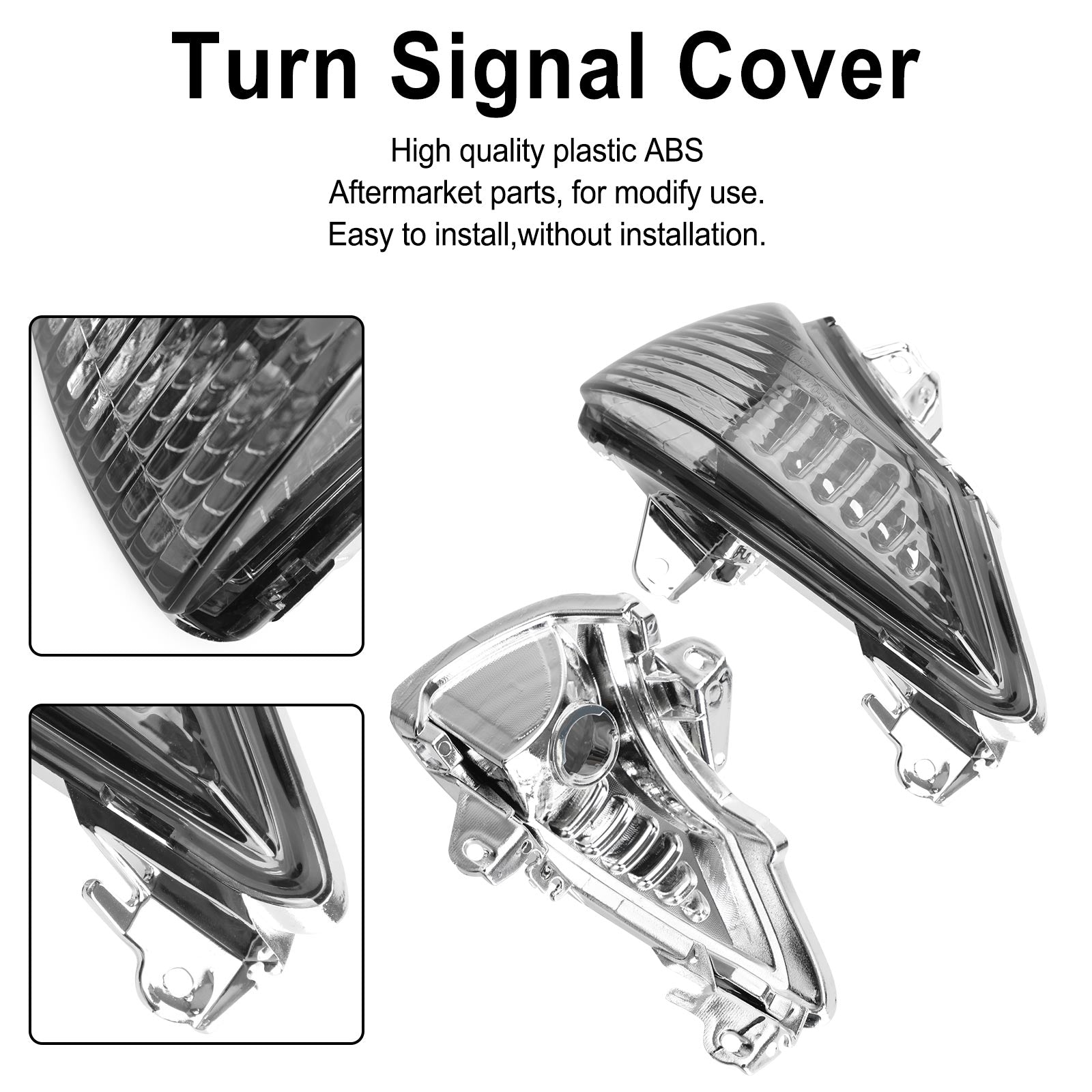 Front Turn Signals Cover For Kawasaki ER-6N EX650 Ninja 650 400R EX400 Generic