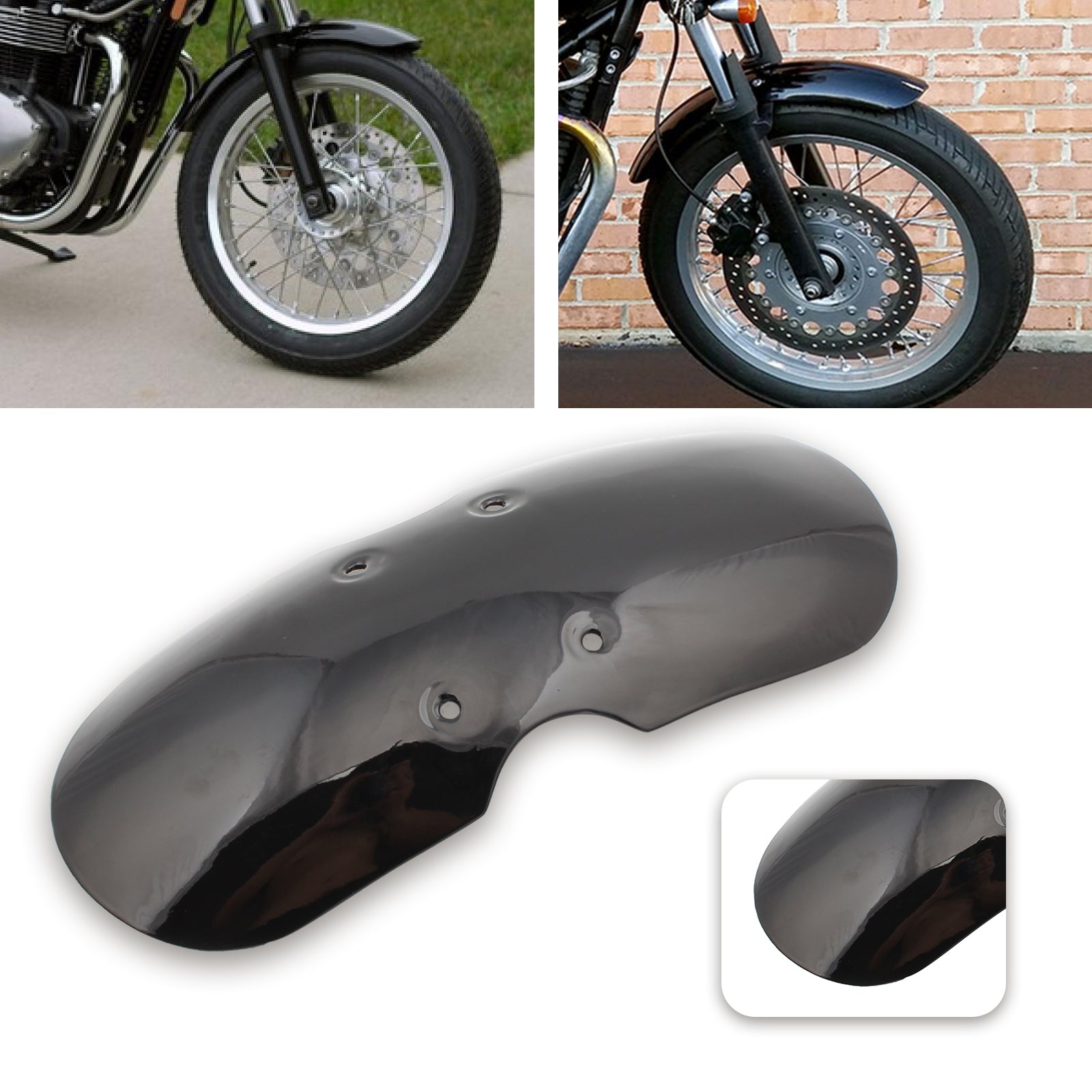 Front Fender Mudguard For Bonneville T100 Scrambler Thruxton 2001-2016 Generic