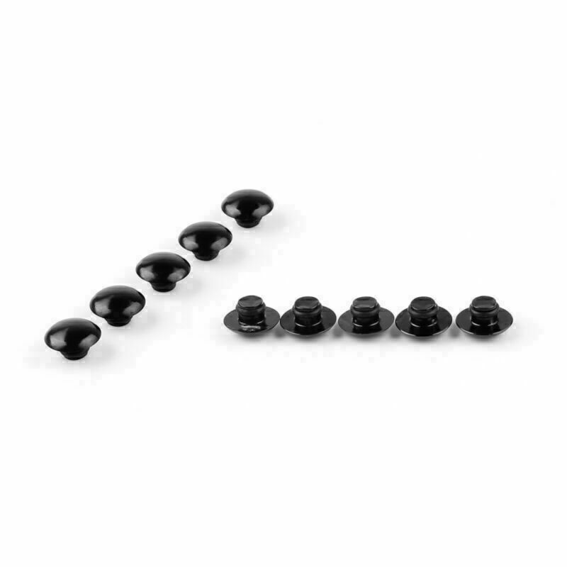 UniversalM6 6MM motocicleta perno hexagonal tornillo tuerca cabeza cubierta tapa negro genérico