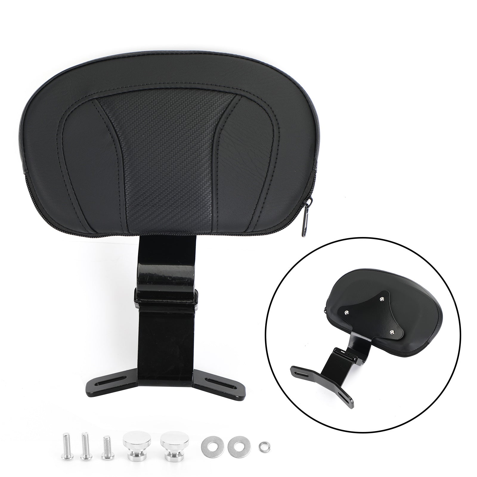 Driver Backrest pad fit for Touring CVO Street Glide Road King 2009-2021 Generic[FedEx Shipping]