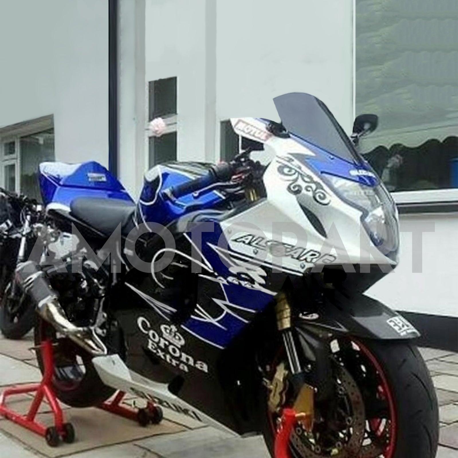 Amotopart Suzuki 2004-2005 GSXR 600/750 Blue Black White Fairing Kit