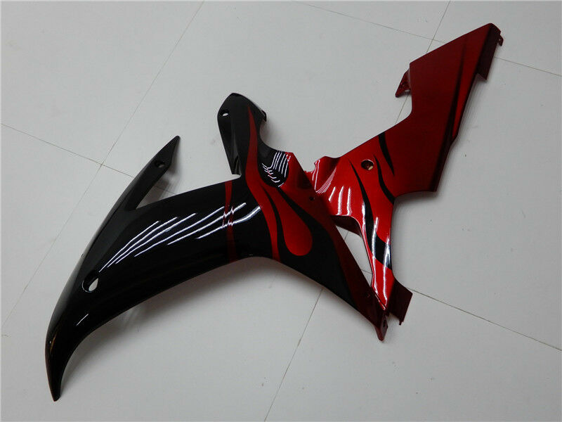 Amotopart 2002 2003 Yamaha YZF R1 Fairing Black Red  Kit