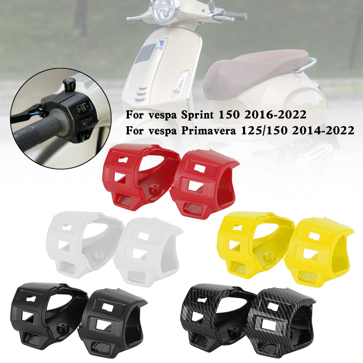Handlebar Switches Cover Button For Sprint Primavera 125 150 2014-2022