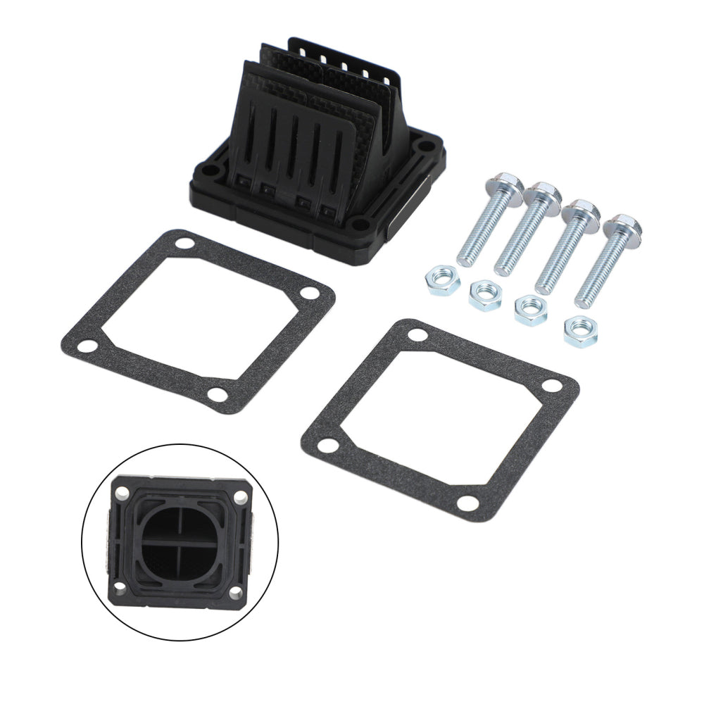 Sistema de válvula de lengüeta compatible con Yamaha RXZ135 DT175 RD350 BANSHEE YFZ350 YZ125 genérico