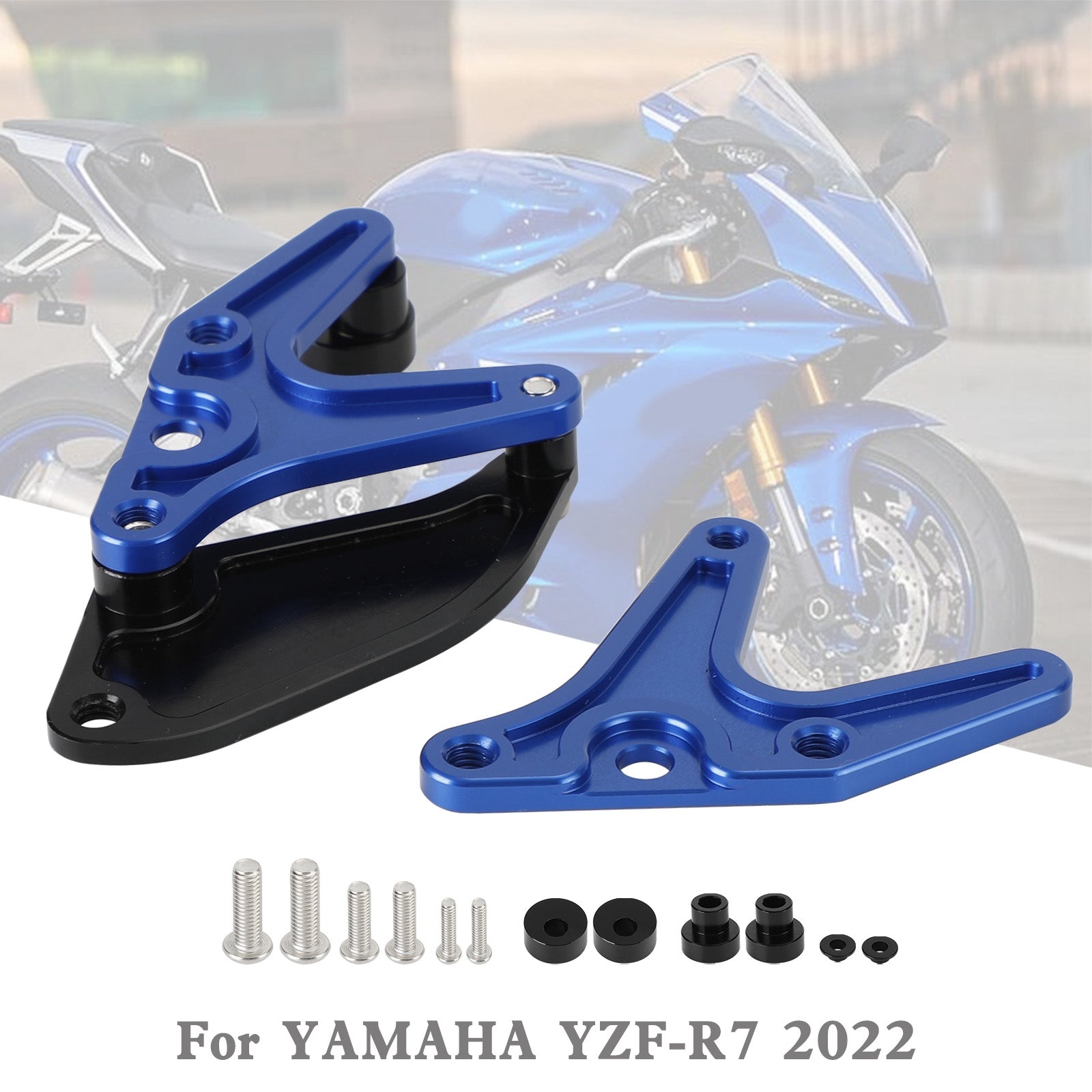 Aluminum Motorcycle Stand Hook Sprocket Toe Guard For Yamaha YZF-R7 R7 2022