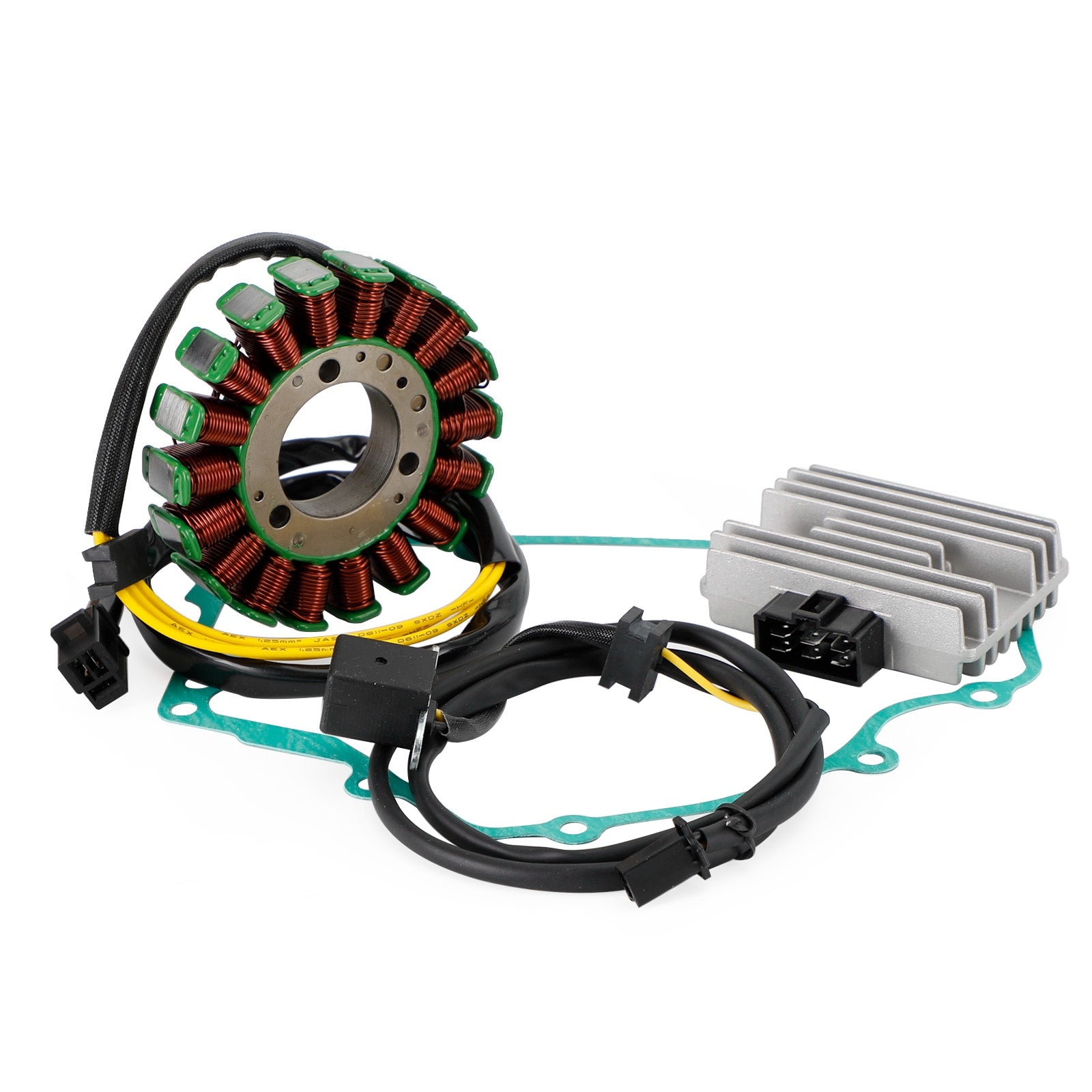 Generator Stator Regler Gleichrichter Dichtungssatz für Kawasaki KLE250 Anhelo 93-01 FedEx Express Versand