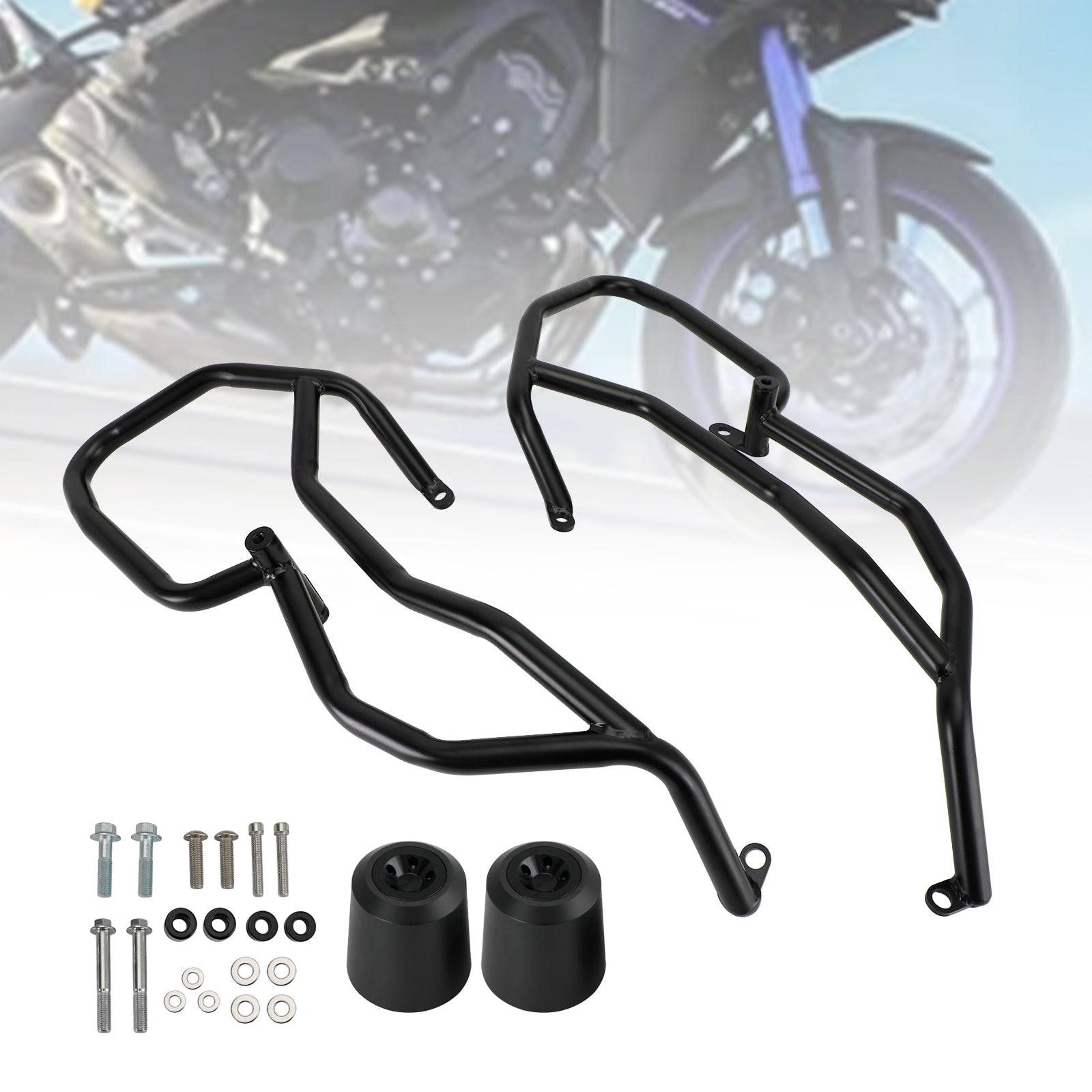 Barra de choque protectora de protección del motor de parachoques compatible con Yamaha Tracer 9/Gt 21-22