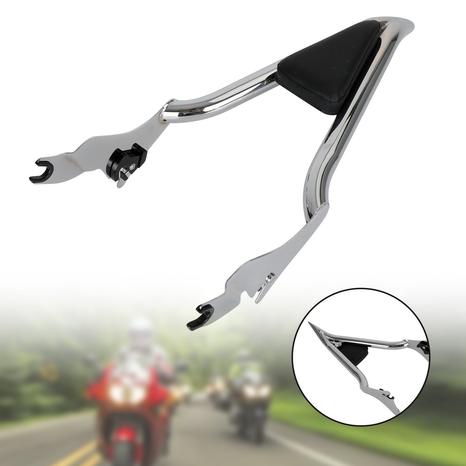 Touring Road King CVO Road Glide Street Glide 2009-2020 Schienale Sissy Bar passeggero Schienale passeggero