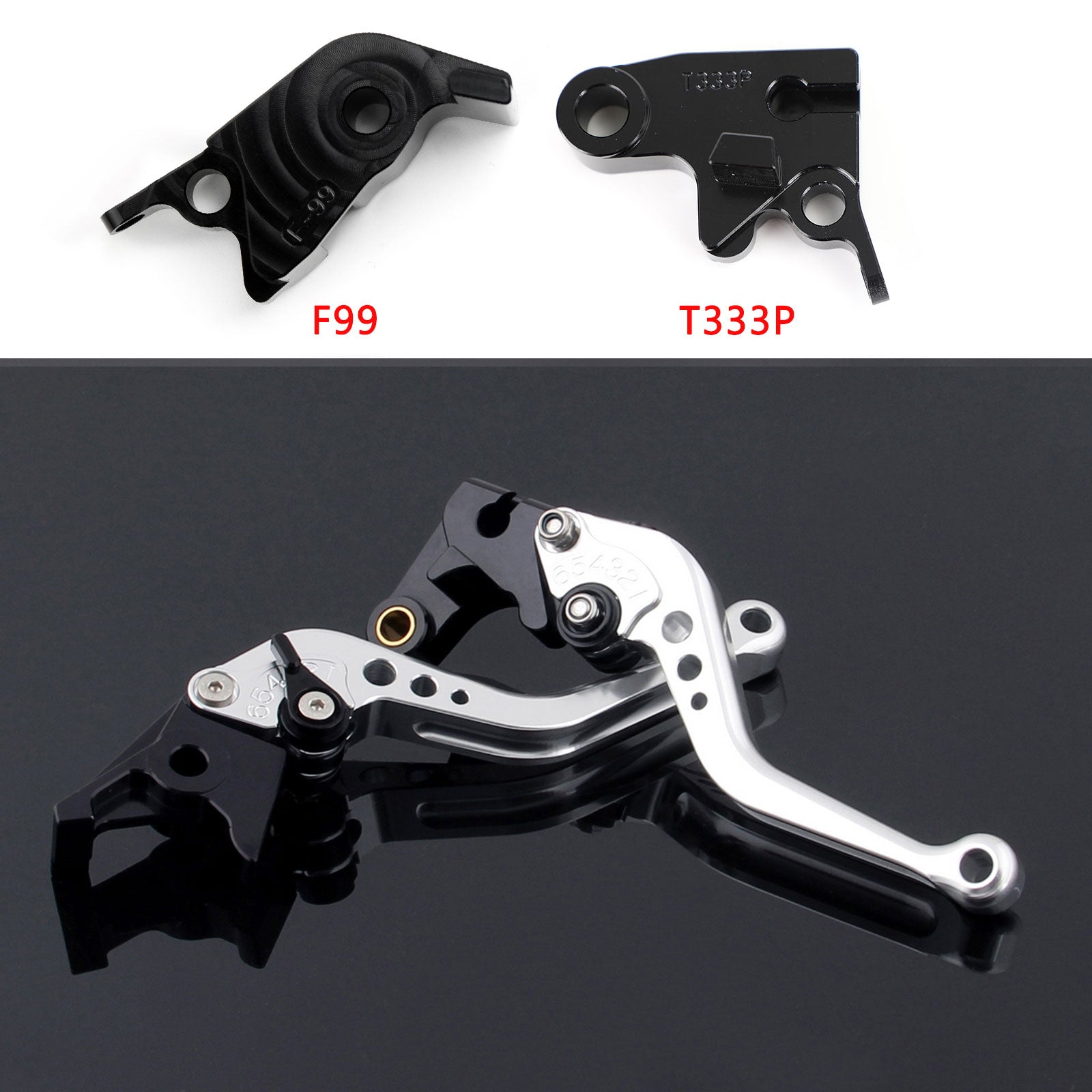 Short Clutch Brake Lever fit for Speed Triple R 2016-2018 Tiger 1050 Scrambler Generic