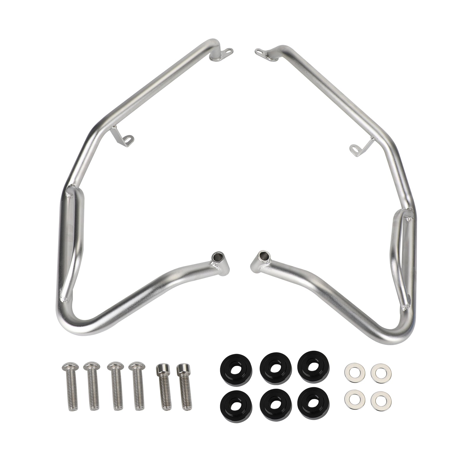 Crash Bar Lower Engine Guard Steel Frame Silver Fit For Honda X-Adv X Adv 750 21 Generic