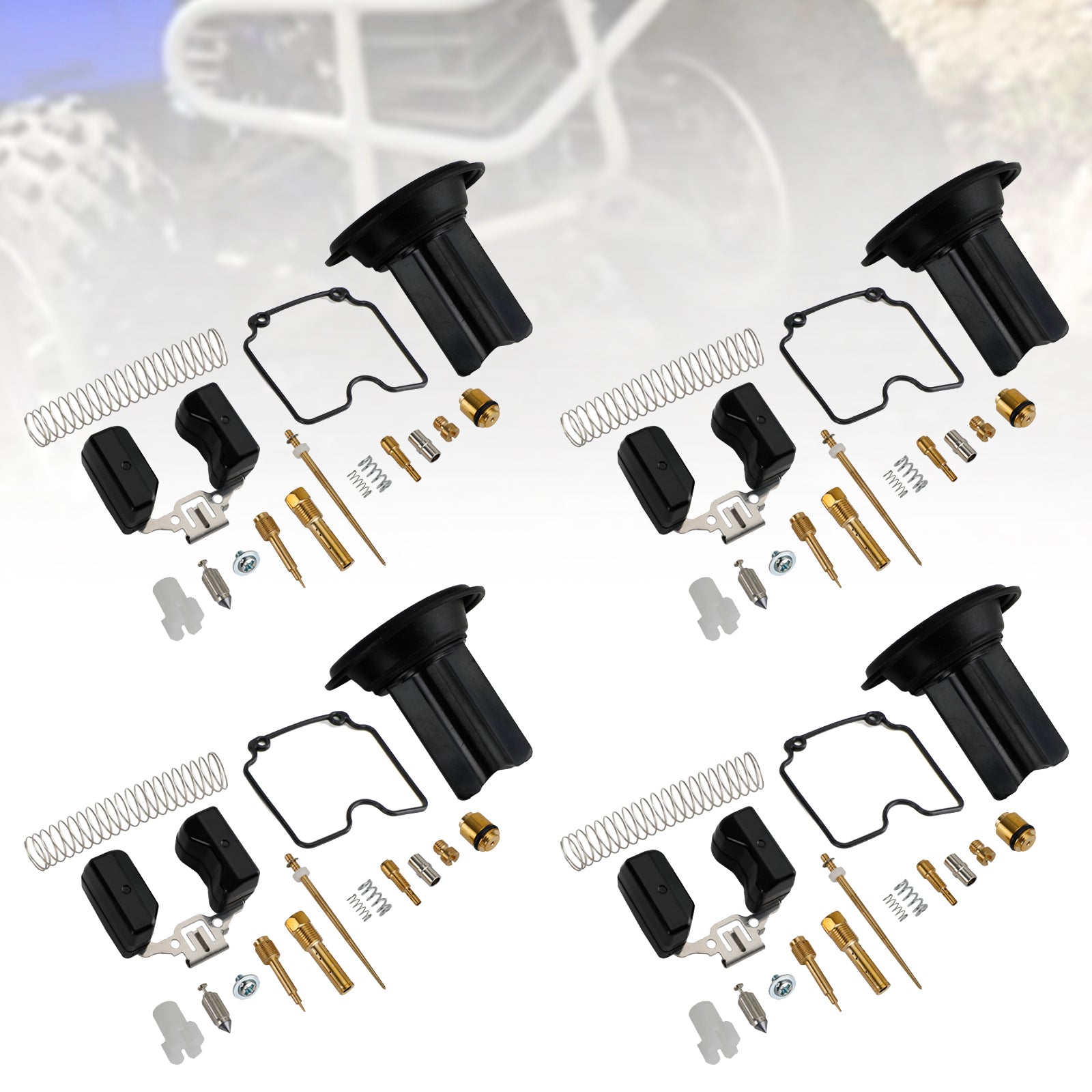 Kit de réparation de reconstruction de carburateur, 4 pièces, adapté pour ATV 250cc ATV250 EN250 GP200 GP250 MV30