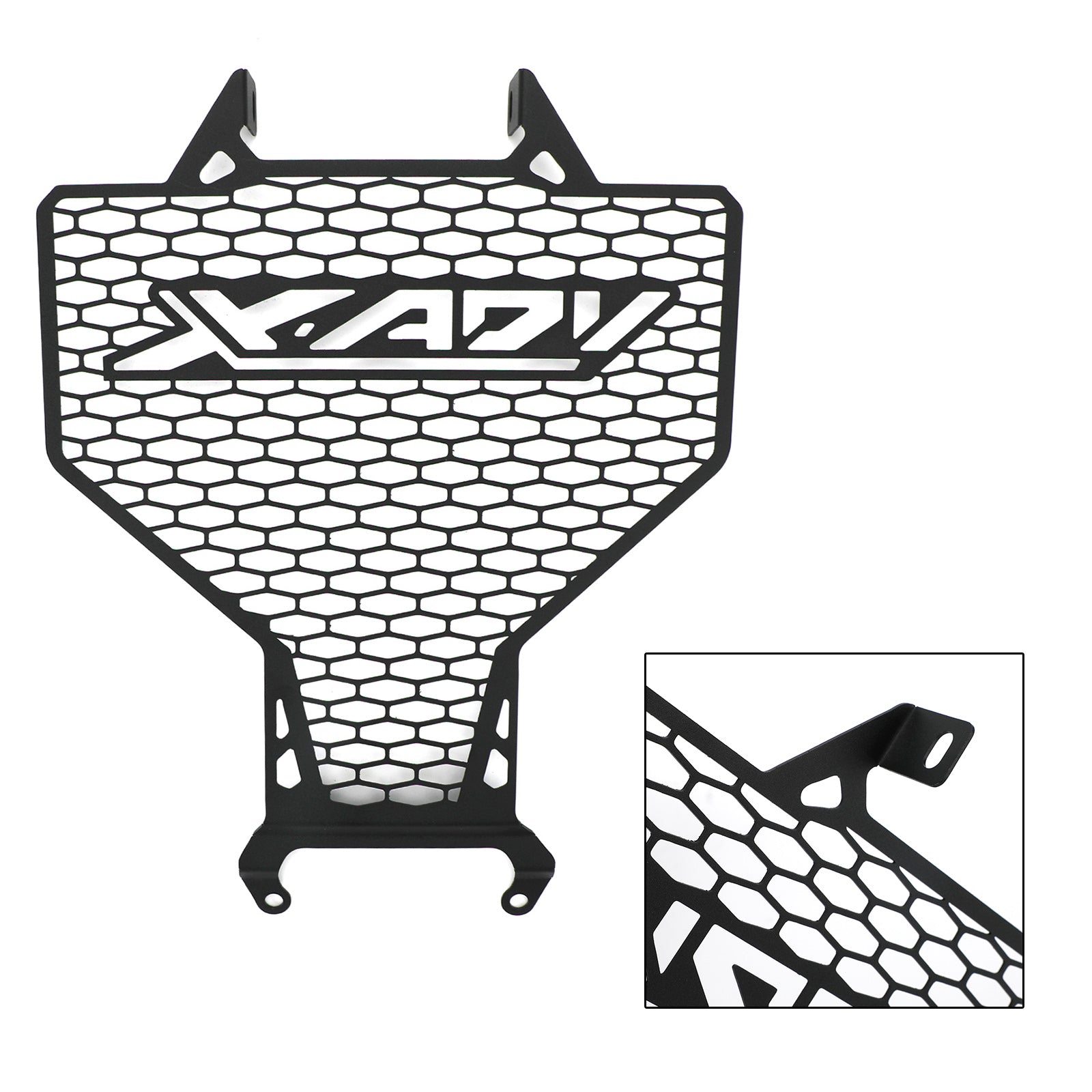 Protecteur de couvercle de radiateur en acier inoxydable noir pour Honda X-Adv 750 21+