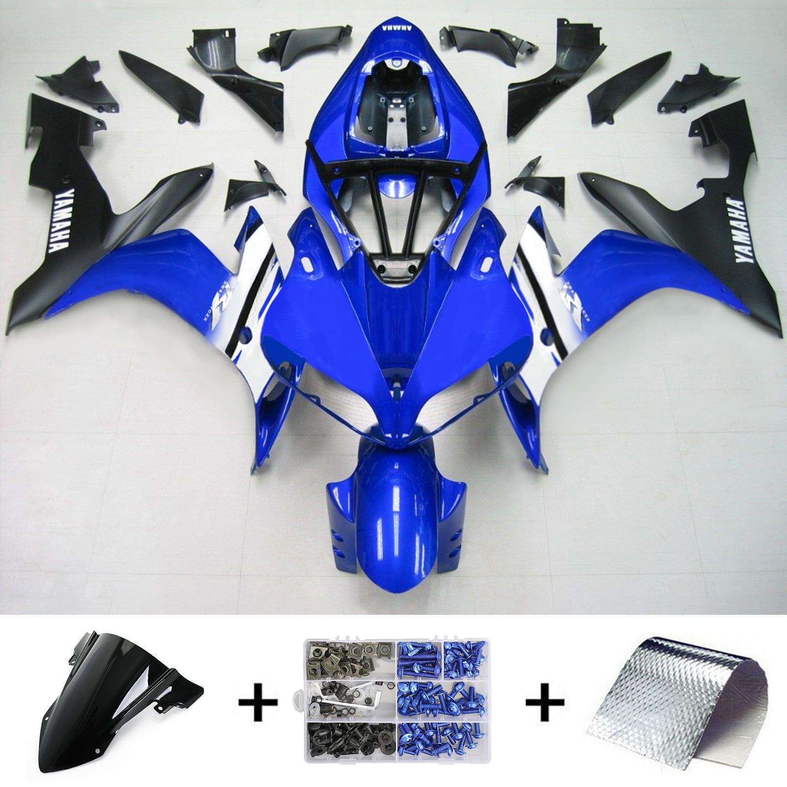 Injection Fairing Kit Bodywork Plastic ABS fit For Yamaha YZF 1000 R1 2004-2006