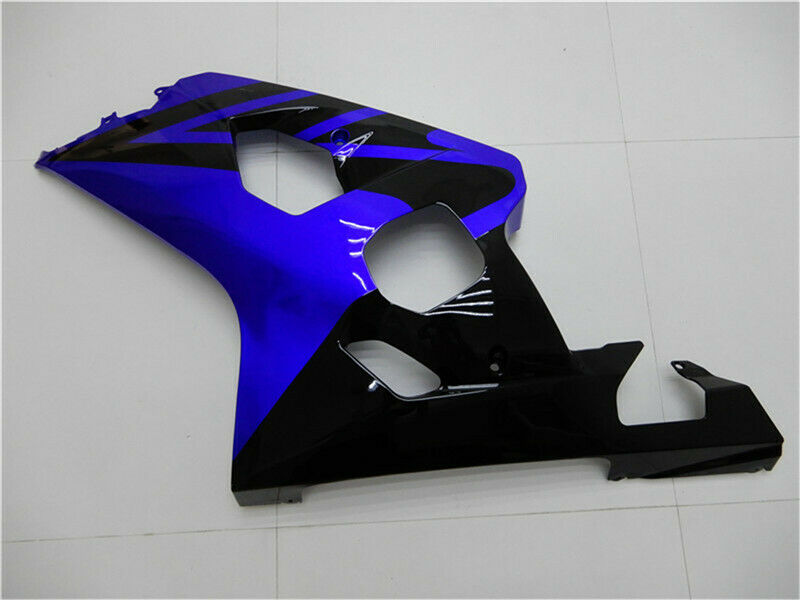 Amotopart Verkleidungen Suzuki GSXR600 750 2004–2005 Verkleidung Blau Schwarz Verkleidungsset