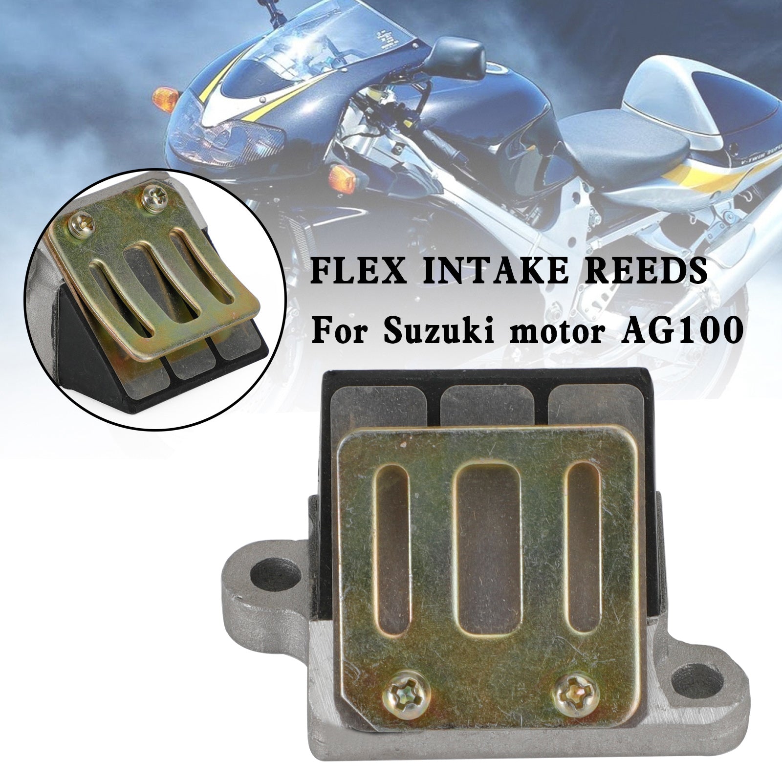Reed valve For Suzuki motor AG100 V100 Generic