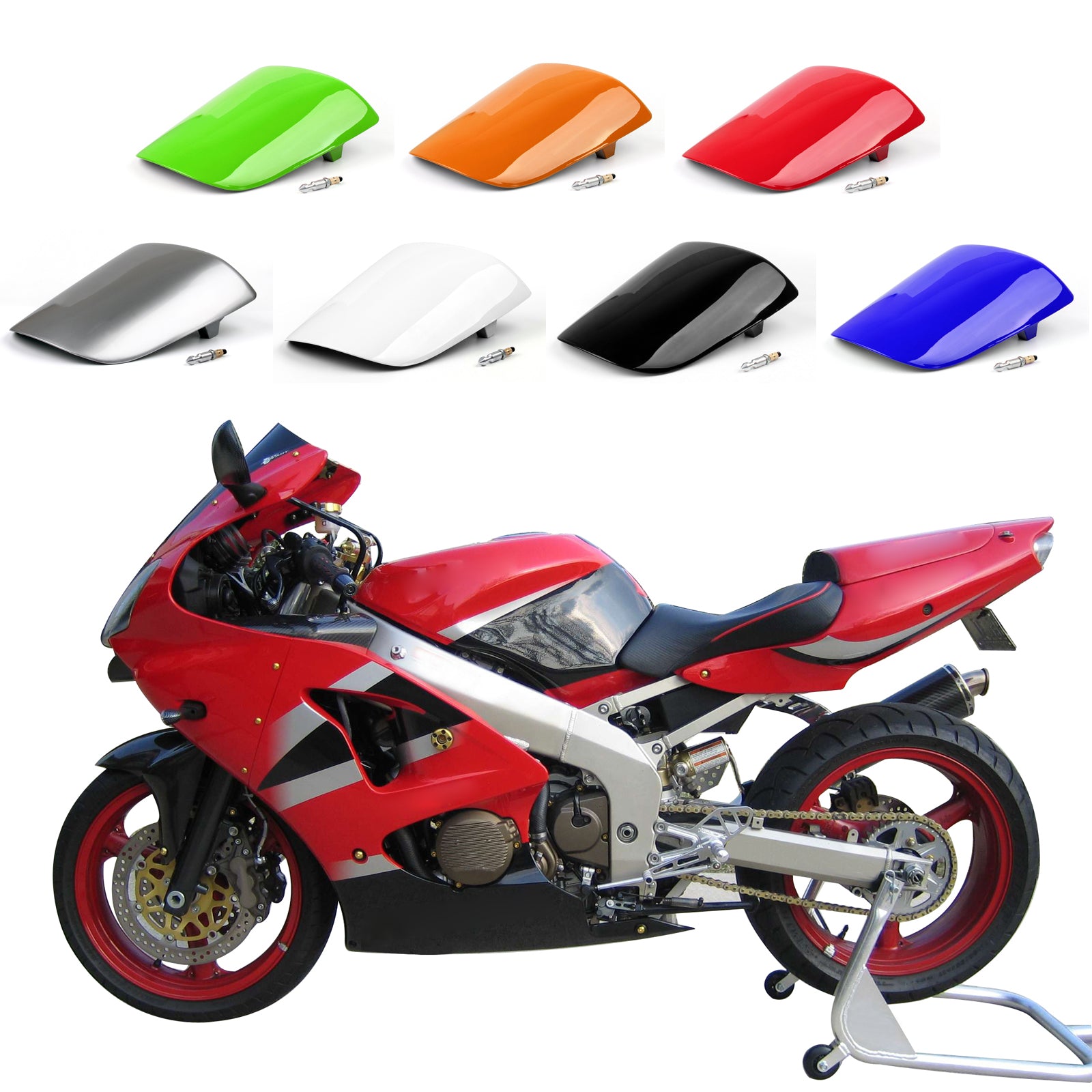 Rear Seat Cover Cowl For Kawasaki ZX6R 2000-2002 Generic