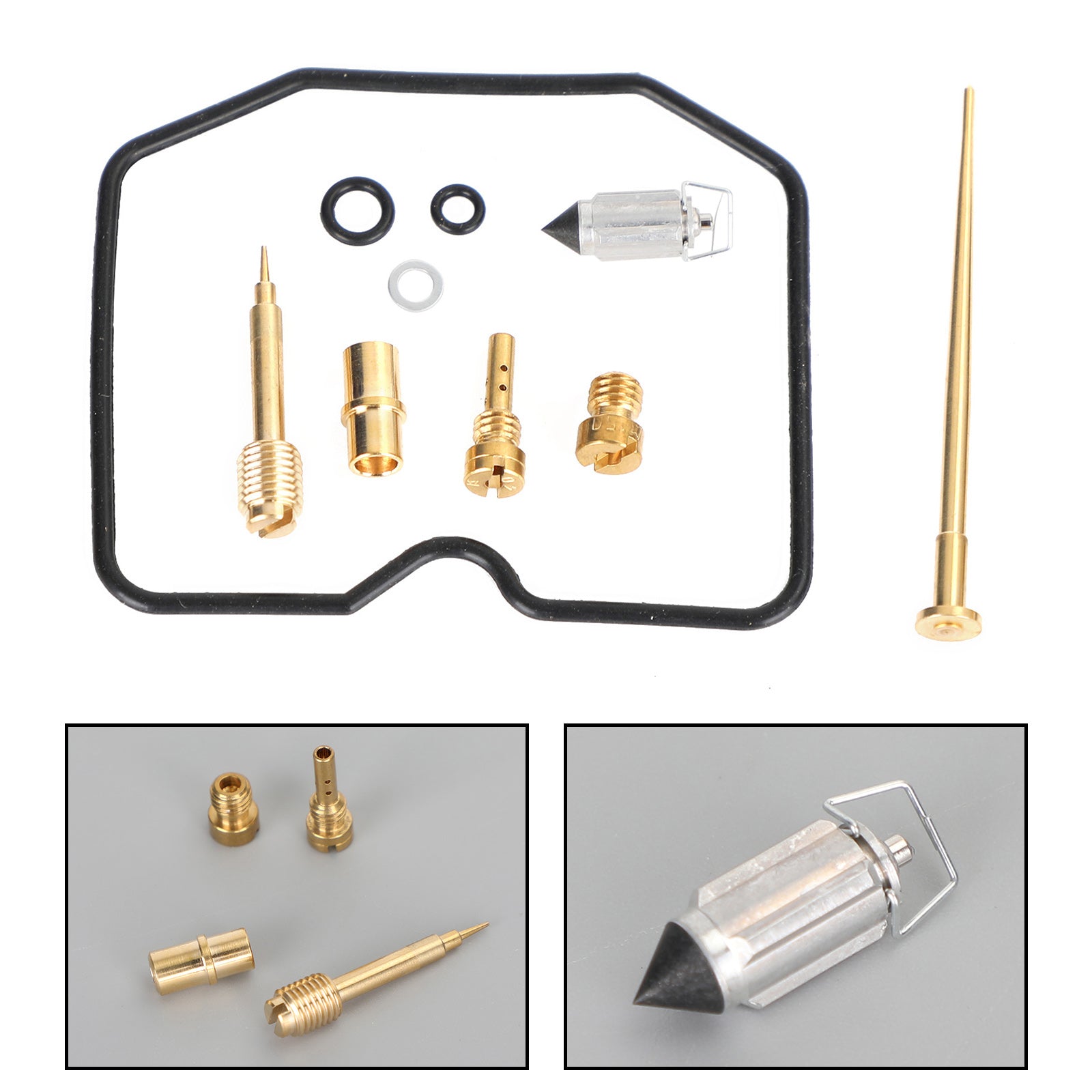 Kit de reconstrucción de carburador apto para Kawasaki KLR650 1987-2007 Dirtbike genérico