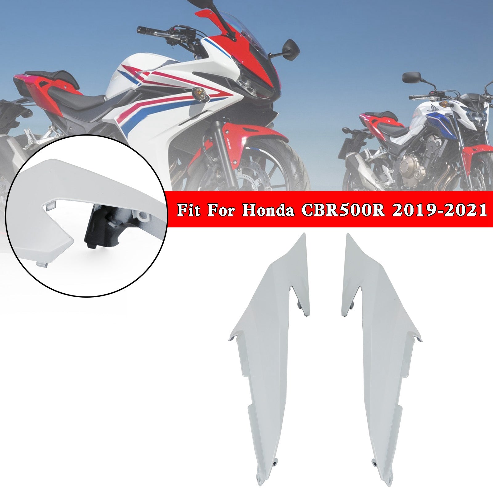 Verkleidungsverkleidung für die hintere obere Heckseite für Honda CBR500R 2019–2021