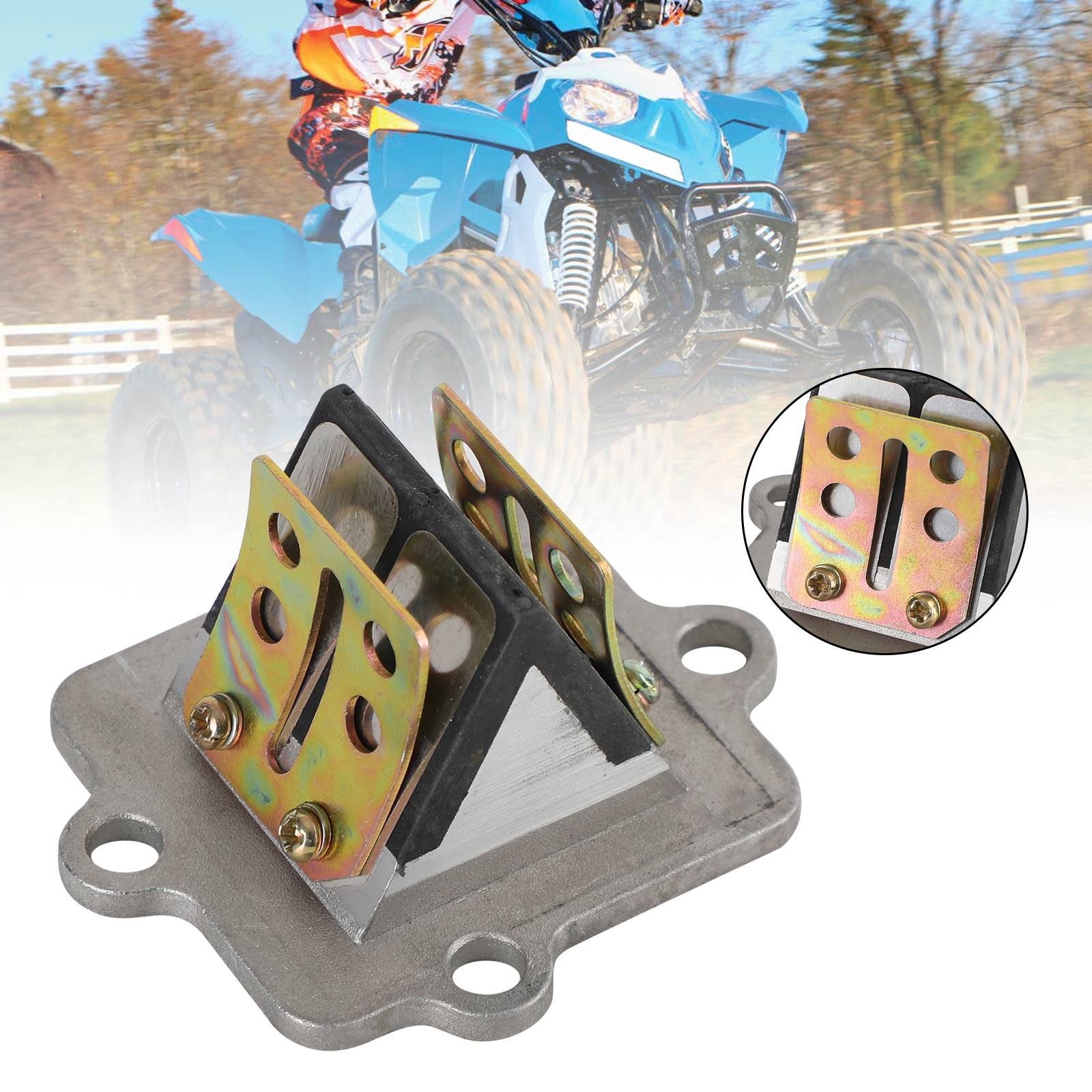 Sistema de válvula de lengüeta para Polaris50 90 ATV Predator Sportsman50 90 01-06 0450063 genérico