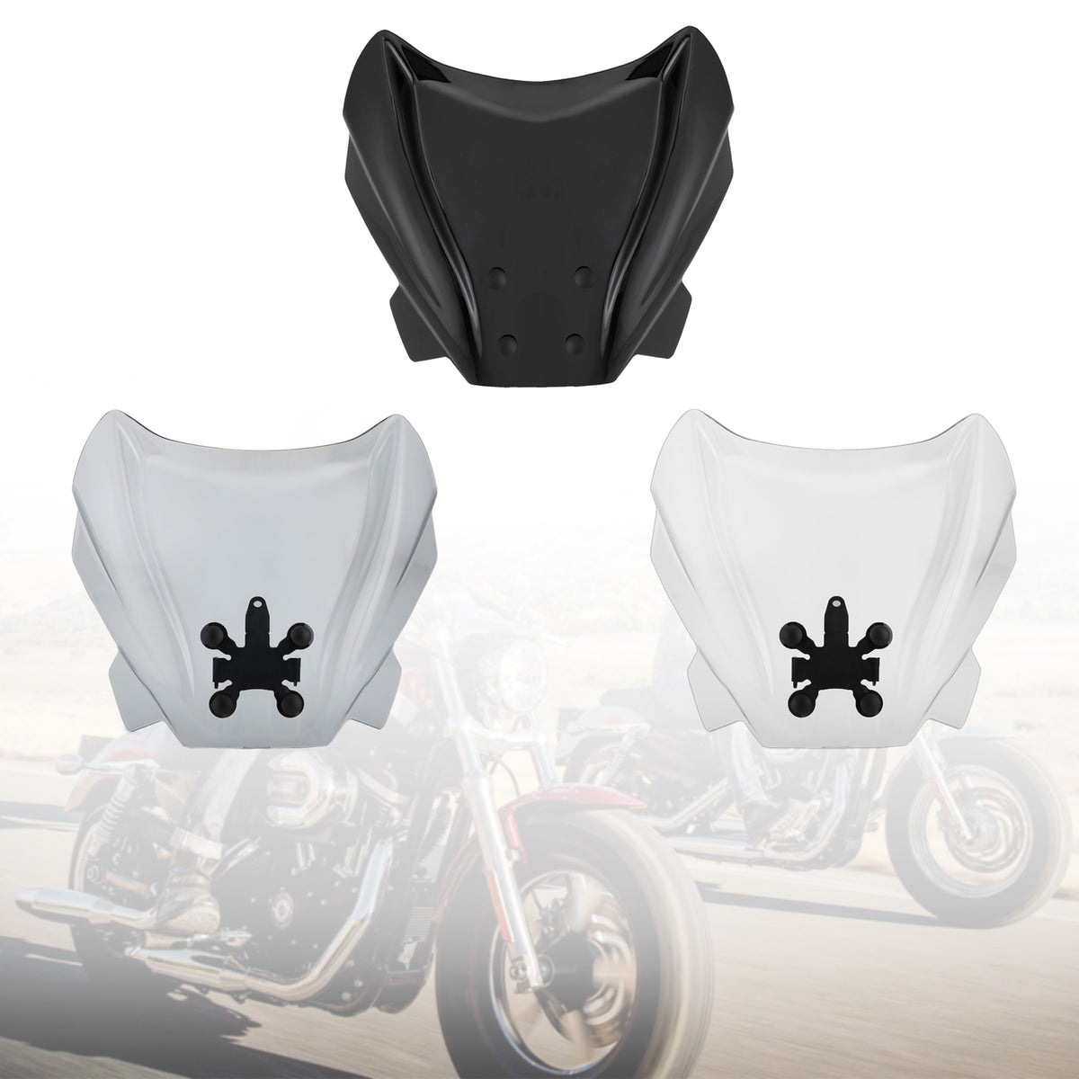 ABS-Motorrad-Windschutzscheibe, passend für Honda CB650R 2019–2021