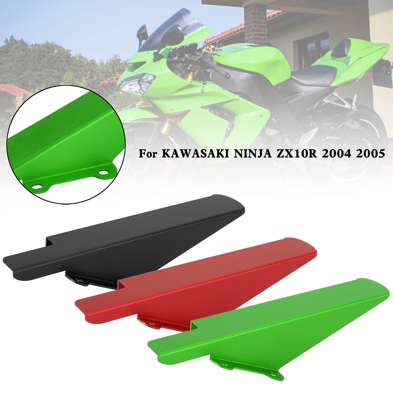 Kettenrad-Kettenschutzabdeckung für KAWASAKI NINJA ZX-10R ZX10R 2004 2005 Generisch