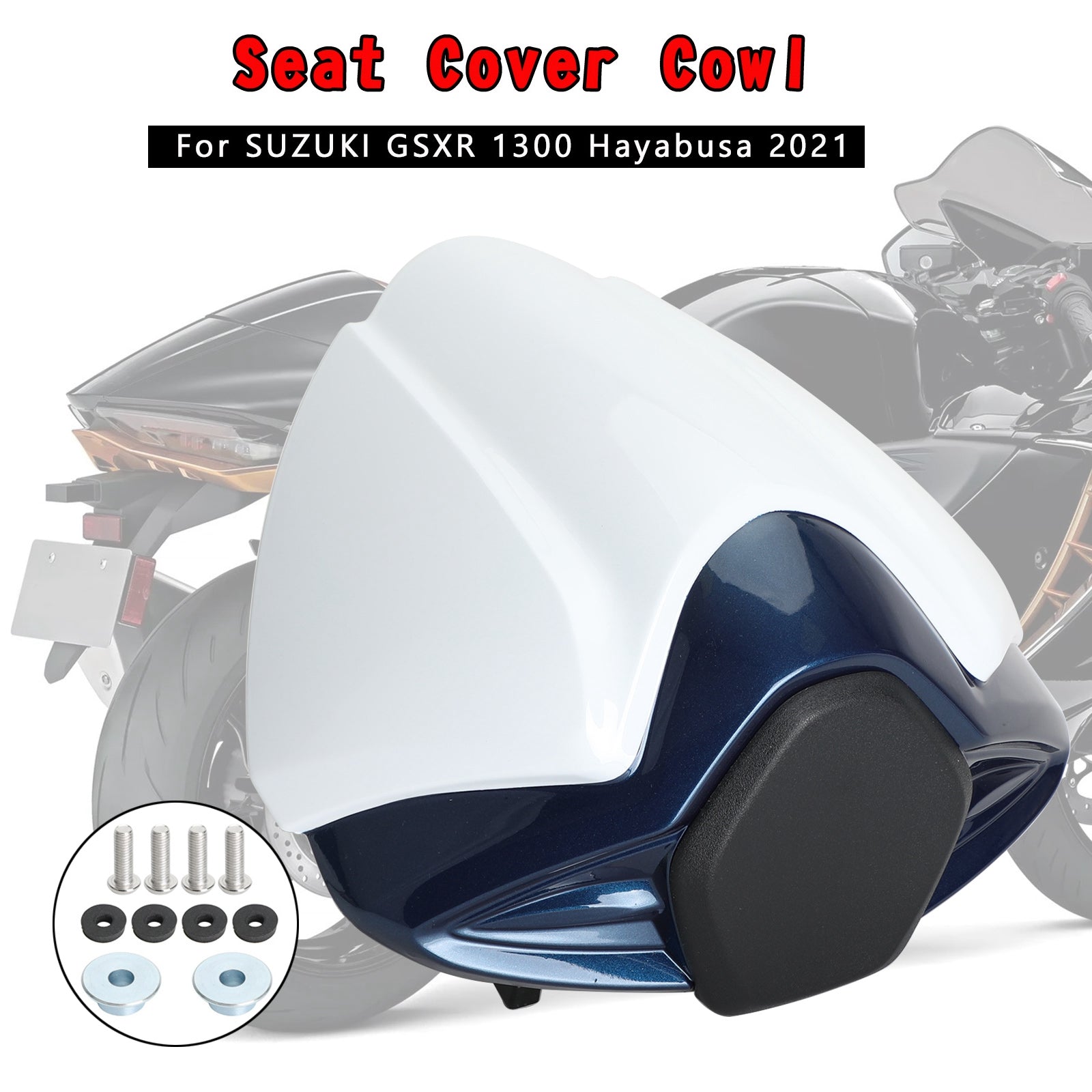 Rear Seat Fairing Cover For SUZUKI GSXR 1300 GSX-R1300 Hayabusa 2021-2022 Generic