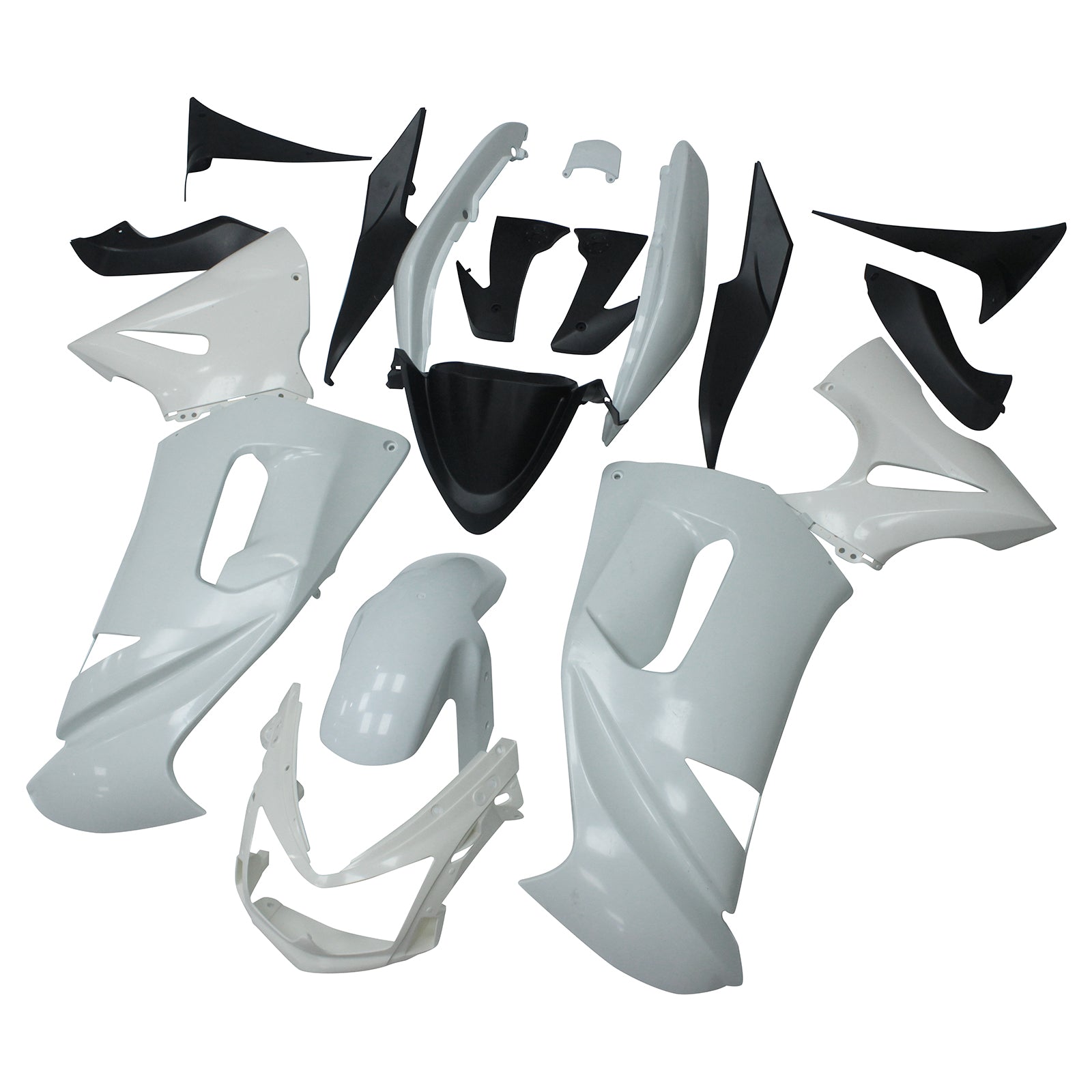 Amotopart Kawasaki ER6F/Ninja650 2006-2008 Unpainted Fairing Kit