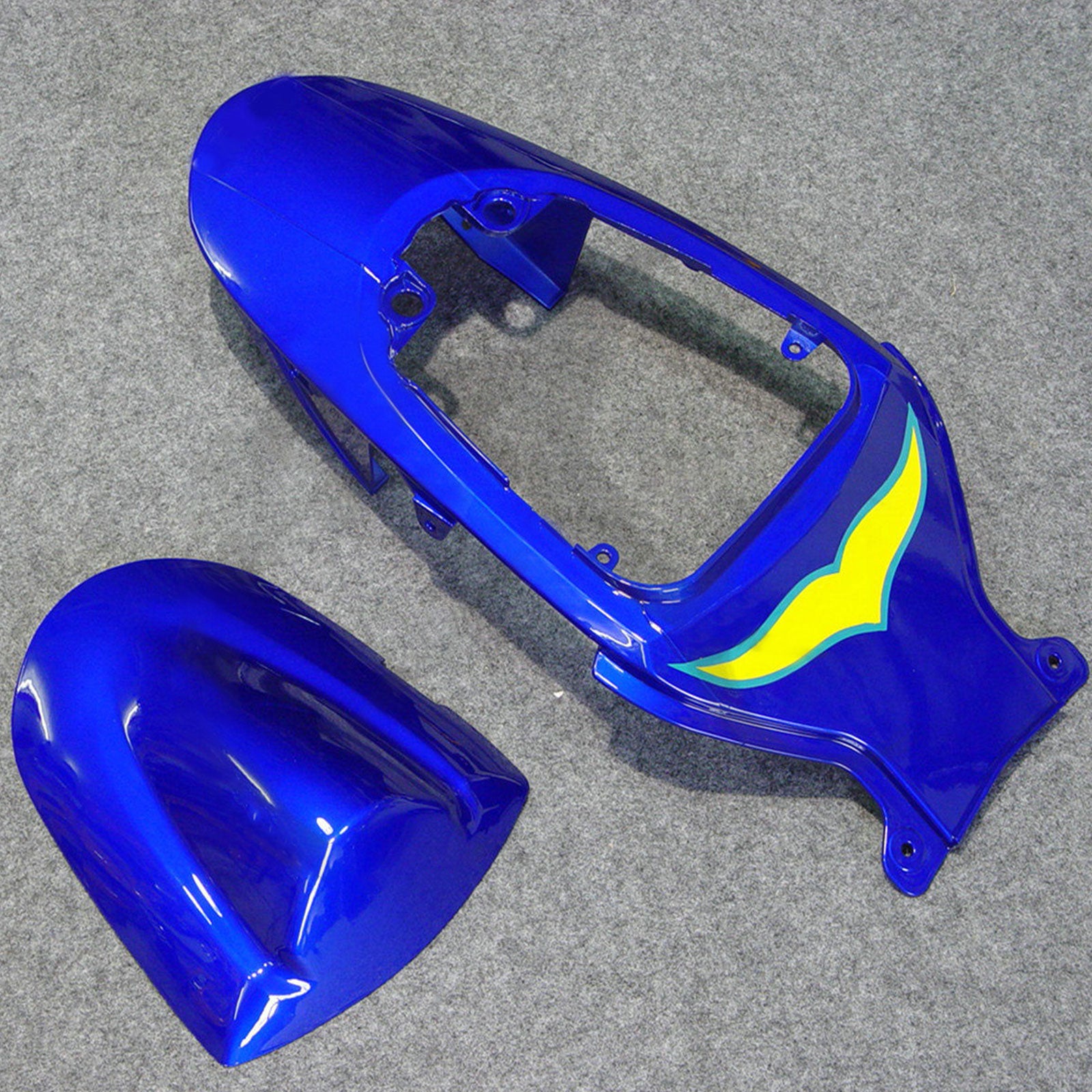 Amotopart 2006–2007 Suzuki GSX-R 600 750 Gelbes Verkleidungsset