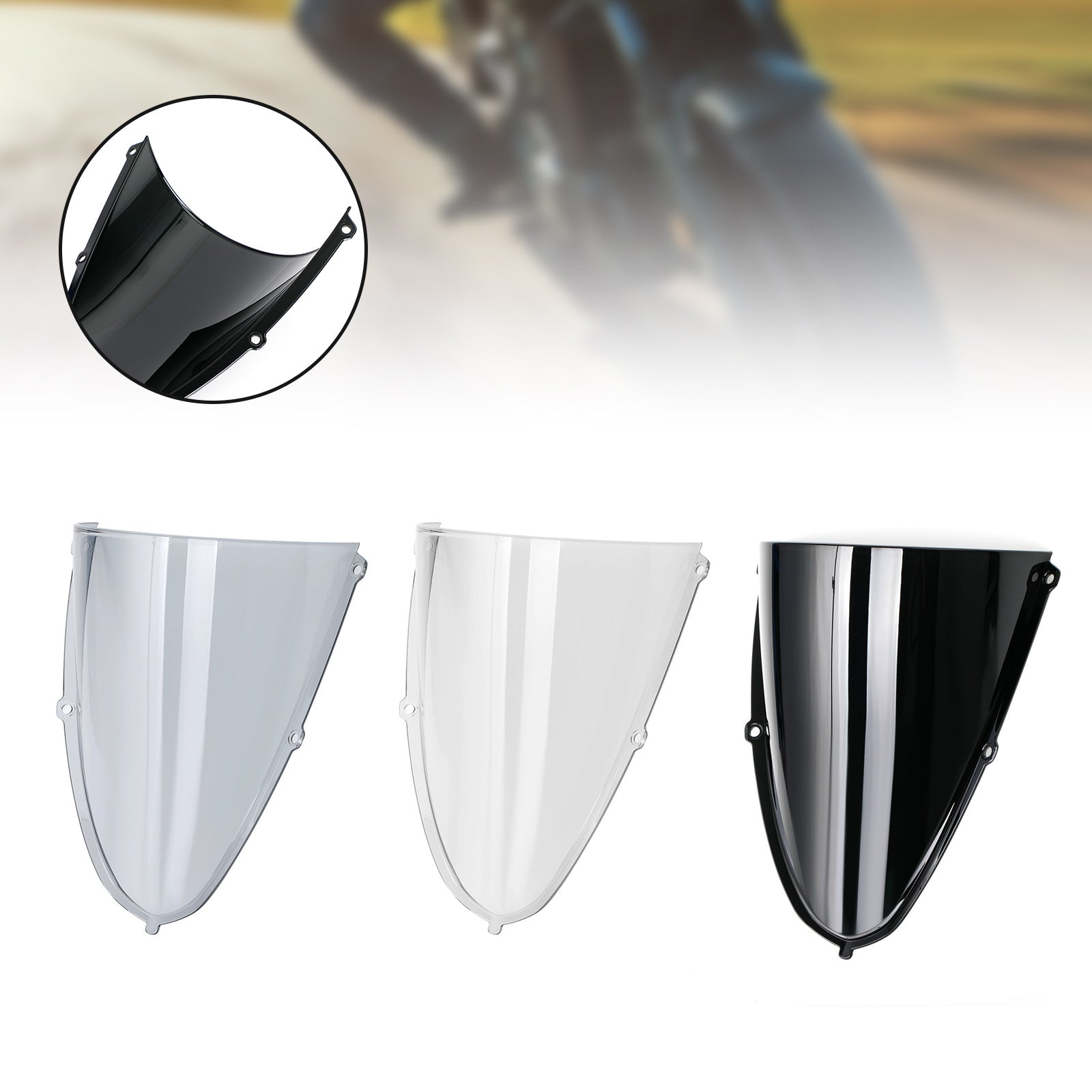 ABS Motorcycle Windshield WindScreen fit for Aprilia RS660 2020-2022 Generic