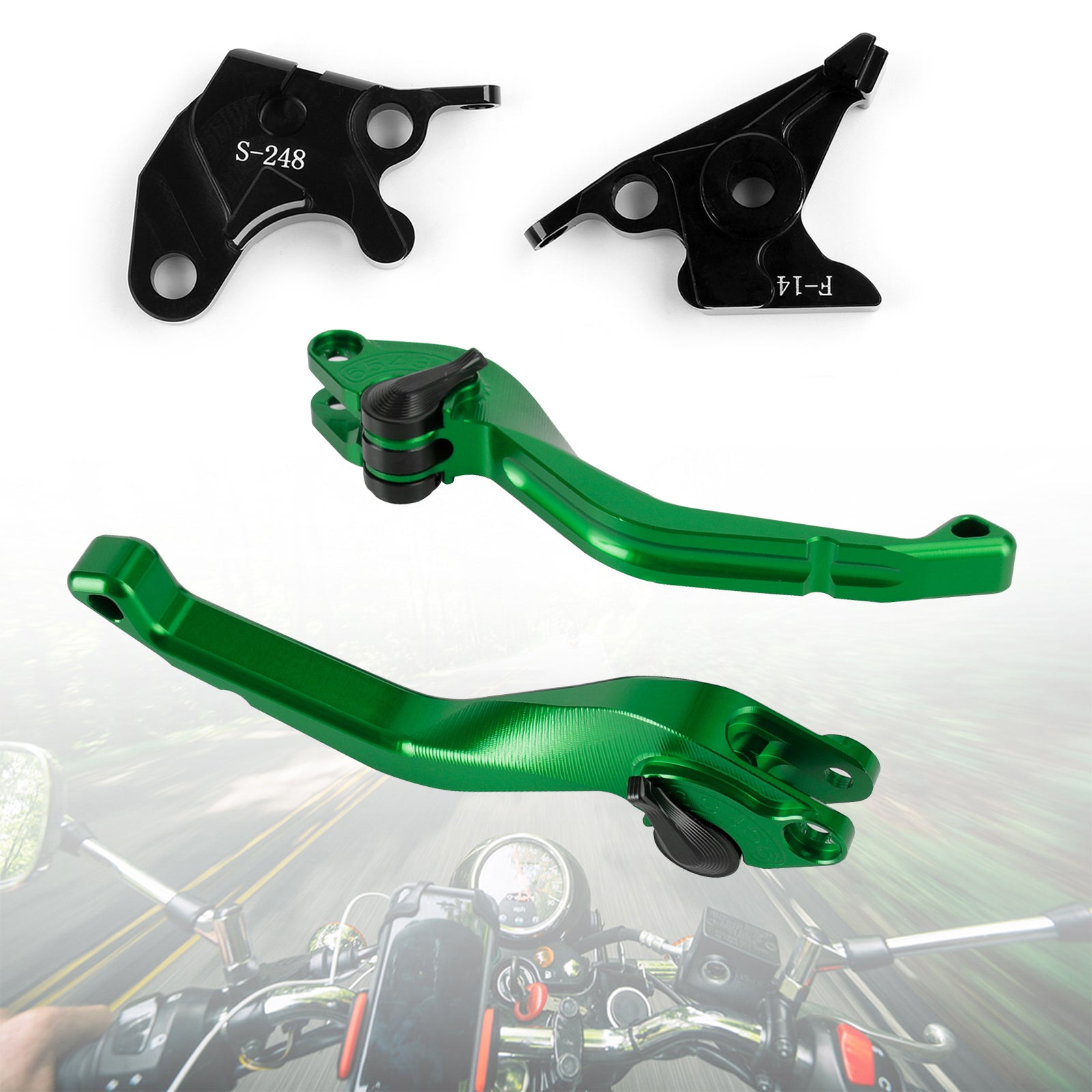 CNC Short Clutch Brake Lever fit for Suzuki GSXR600 750 1000 DL650 GSR600