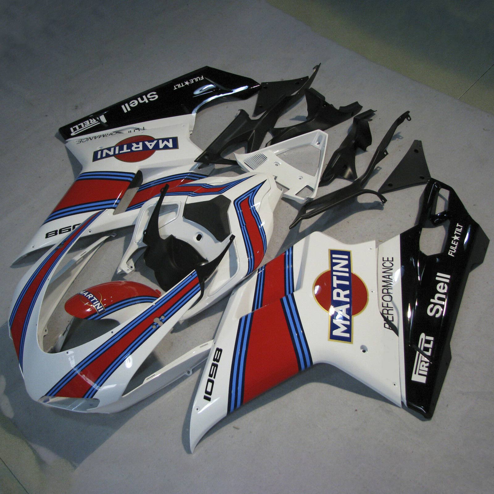 Amotopart 2007-2012 Ducati 1098 848 1198 Fairing Kit