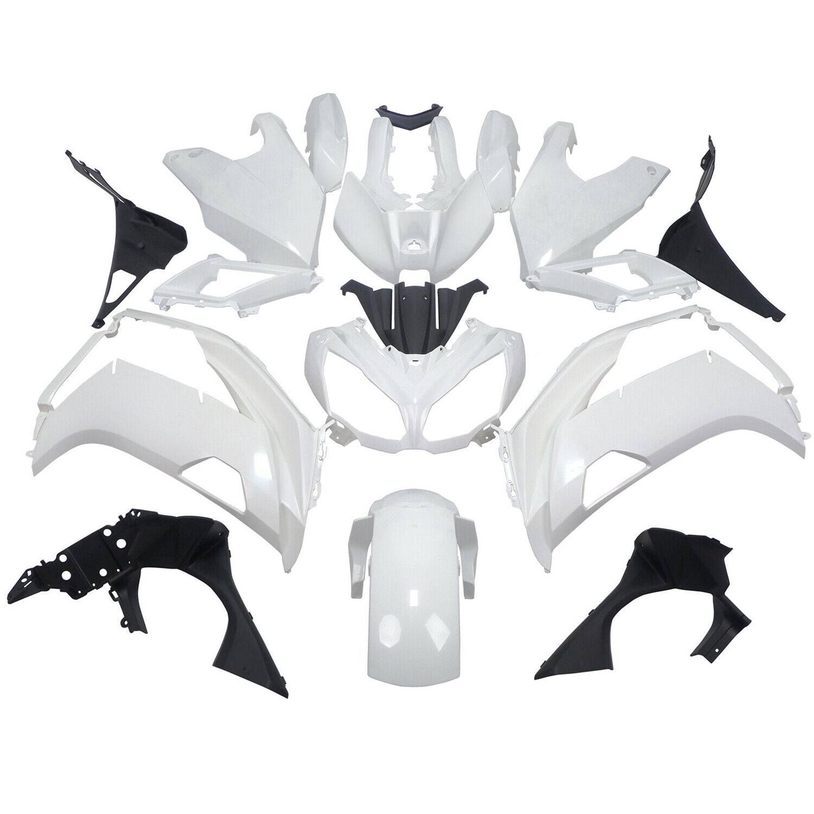 Amotopart Kawasaki ER6F/Ninja650 2012–2016 unlackiertes Verkleidungsset