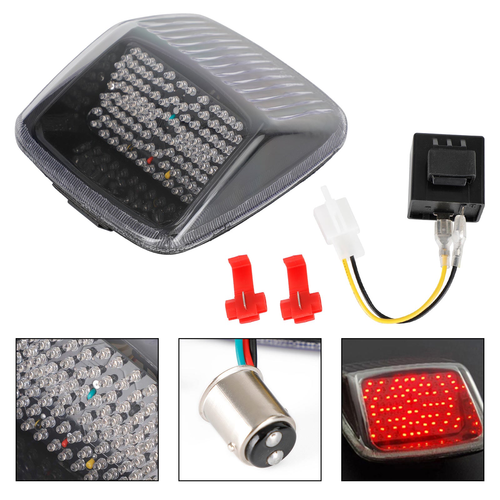 Taillight + Turn Signals for V-ROD Night Rod Street Rod 2002-2011 Clear