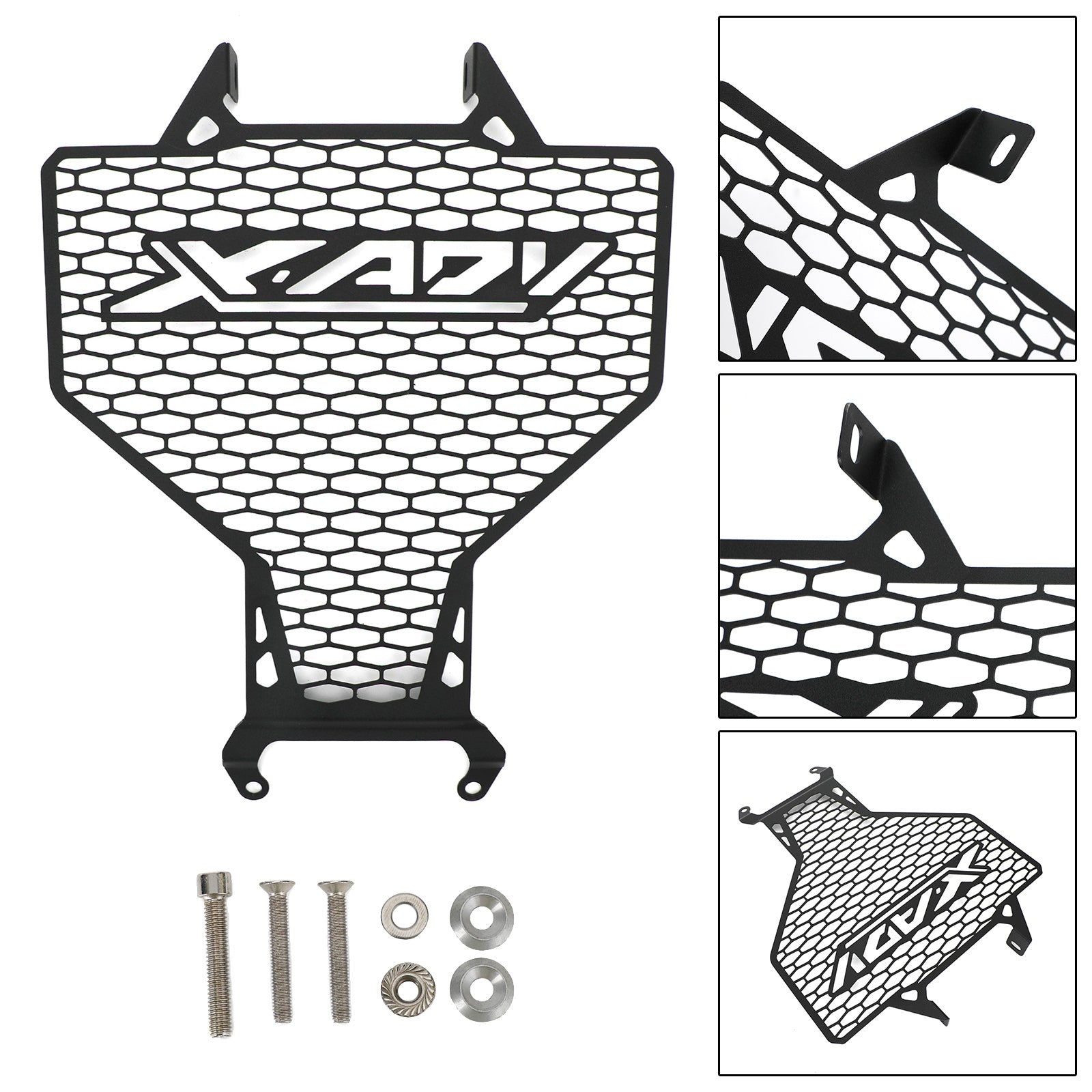 Radiator Guard Cover Protector Stainless Steel Black For Honda X-Adv 750 21+