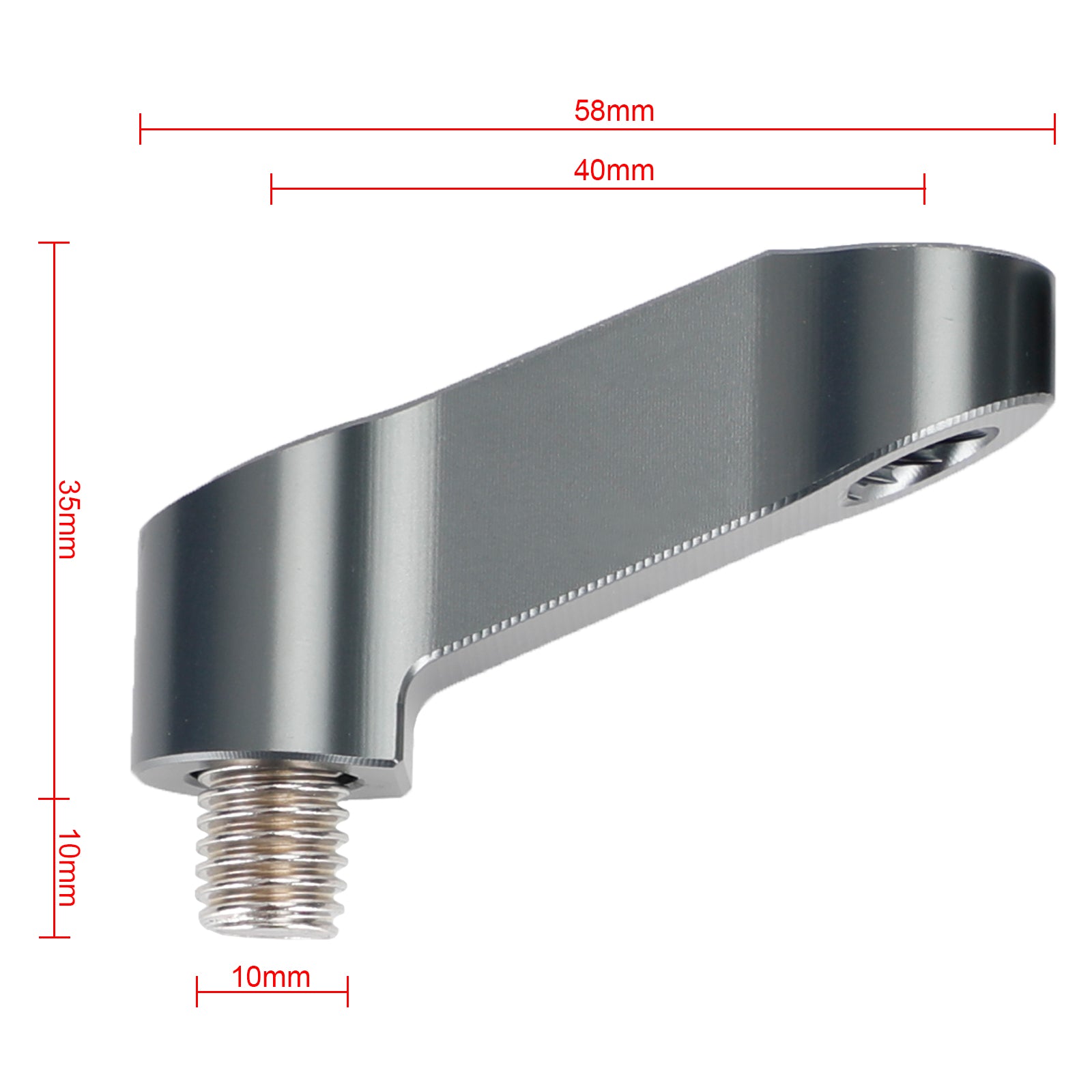 M10 x 1,5 mm Spiegelverlängerung, Riser-Verlängerung für BMW K 1200 1300 R 2005–2016