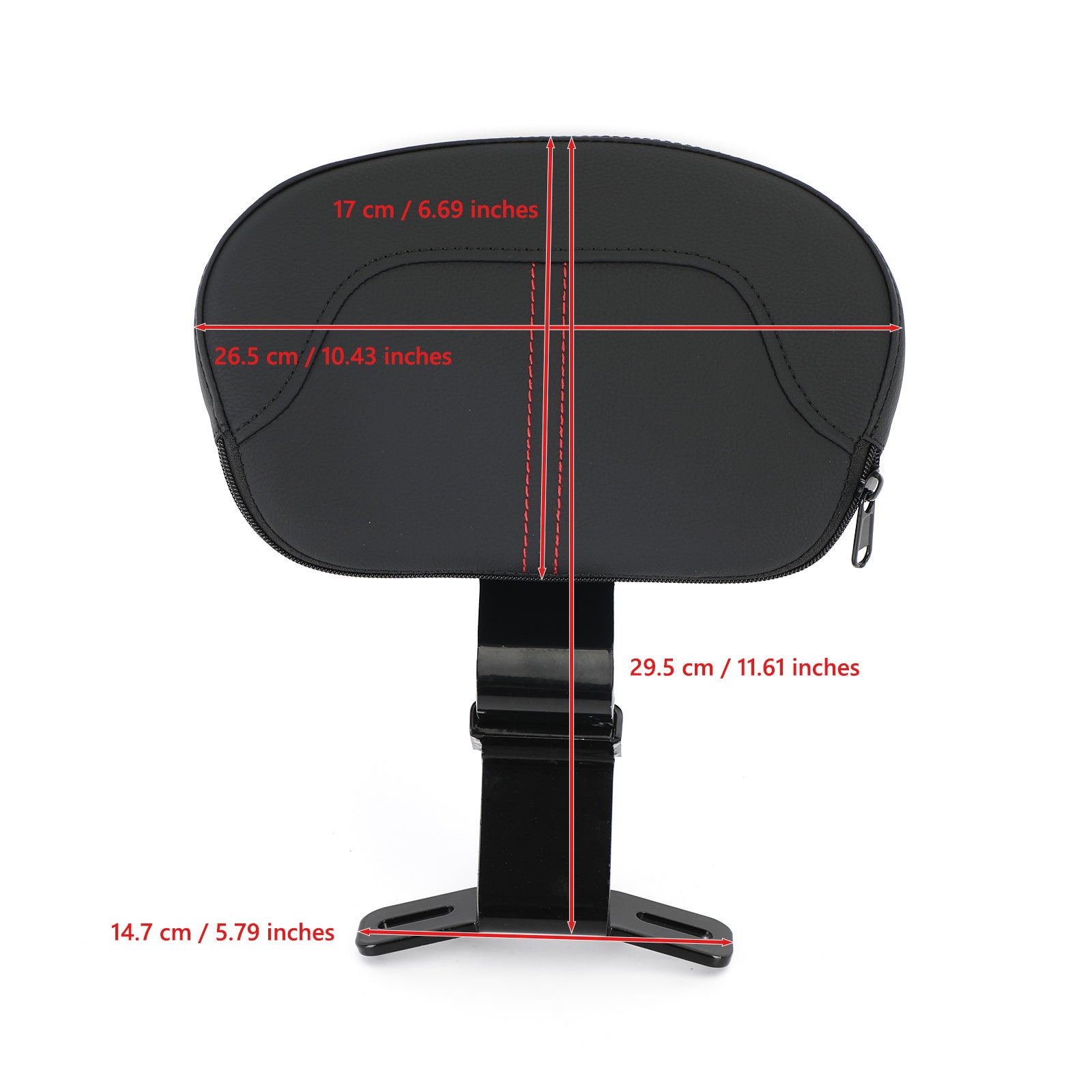 Driver Backrest pad fit for Touring CVO Street Glide Road King 2009-2021 Generic[FedEx Shipping]