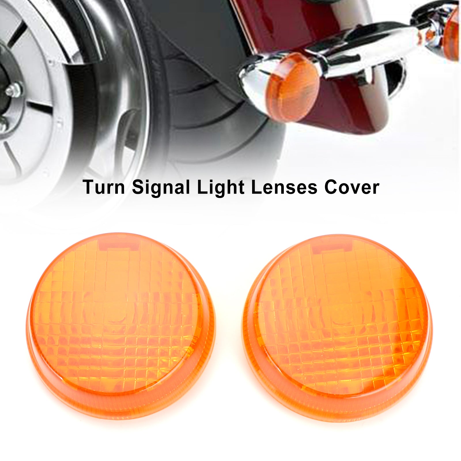 Turn Signal Light Lenses Cover For Honda Shadow Spirit VT750 Vulcan VN Generic