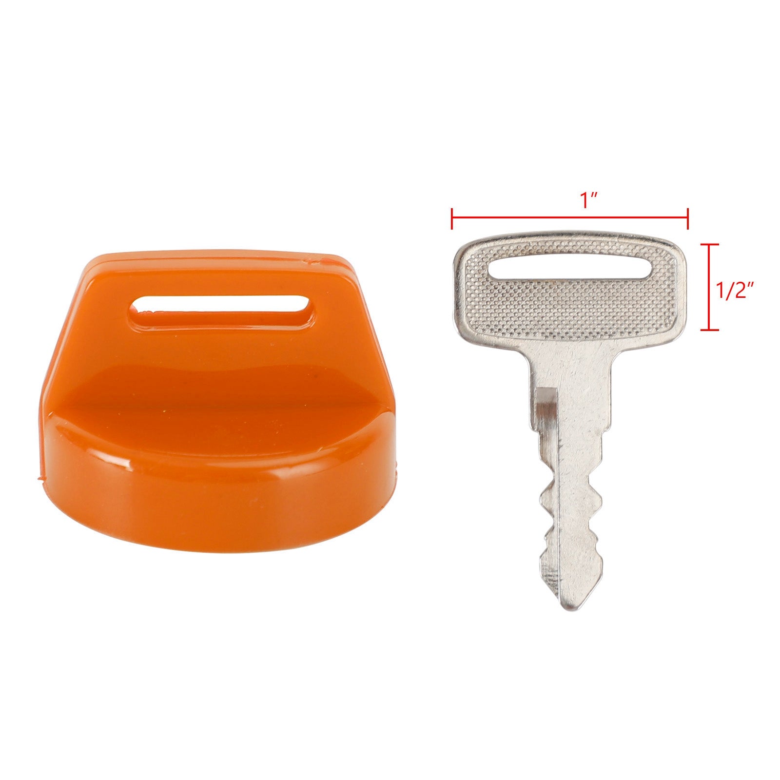 2x Ignition Key Cover 5433534 For Polaris Switchback 800 Rush 600 Pro RMK Orange Generic