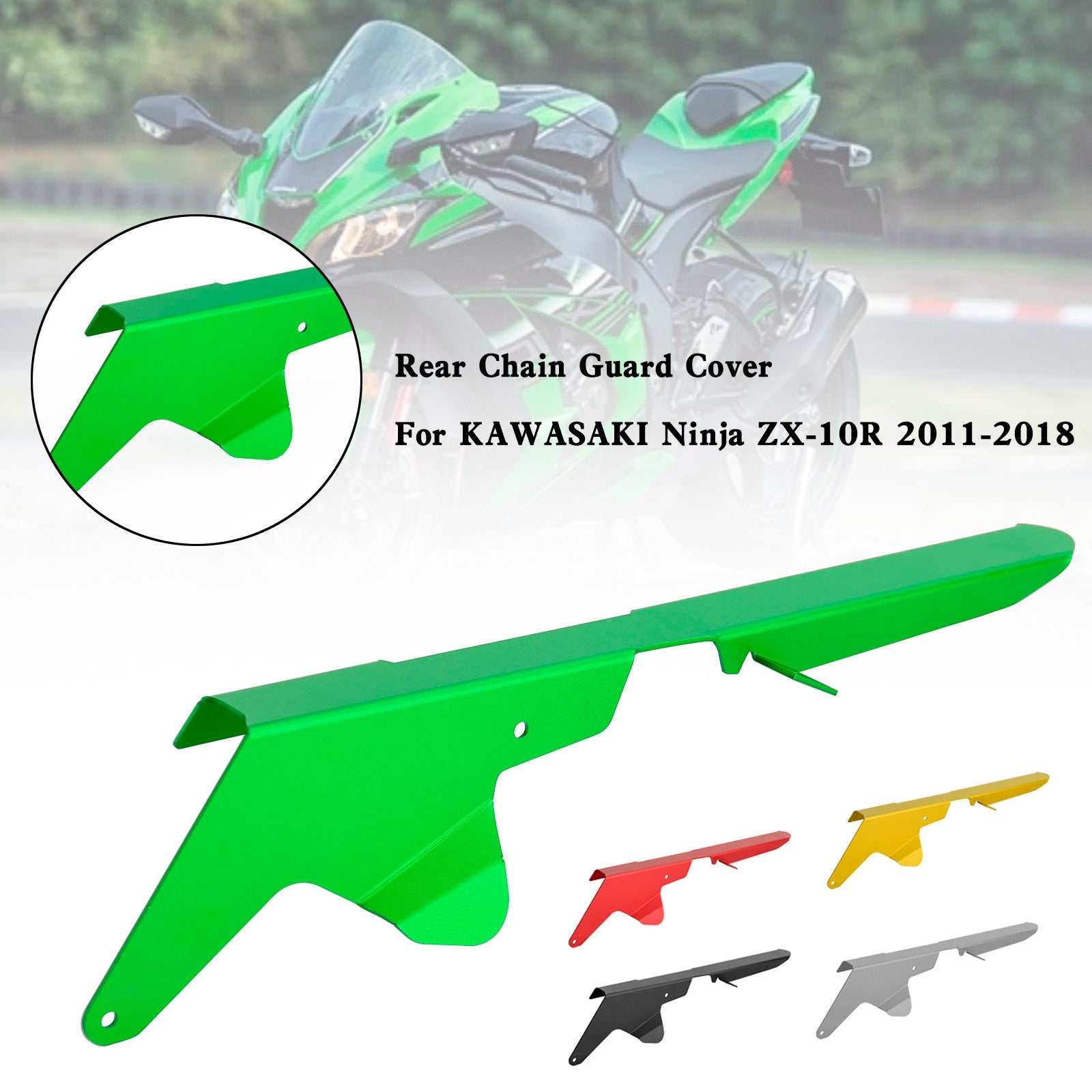 Couvercle de protection de chaîne de pignon pour KAWASAKI ZX-10R 2011 – 2018