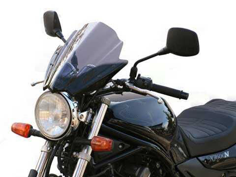 Universal Motorcycle Windshield 7/8" & 1" Handlebar Mount For Harley Smoke Generic