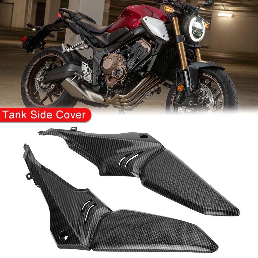 Rivestimento del serbatoio del gas della copertura della carenatura laterale in plastica ABS per Honda CBR650R CB650R 2019-2020 Generico