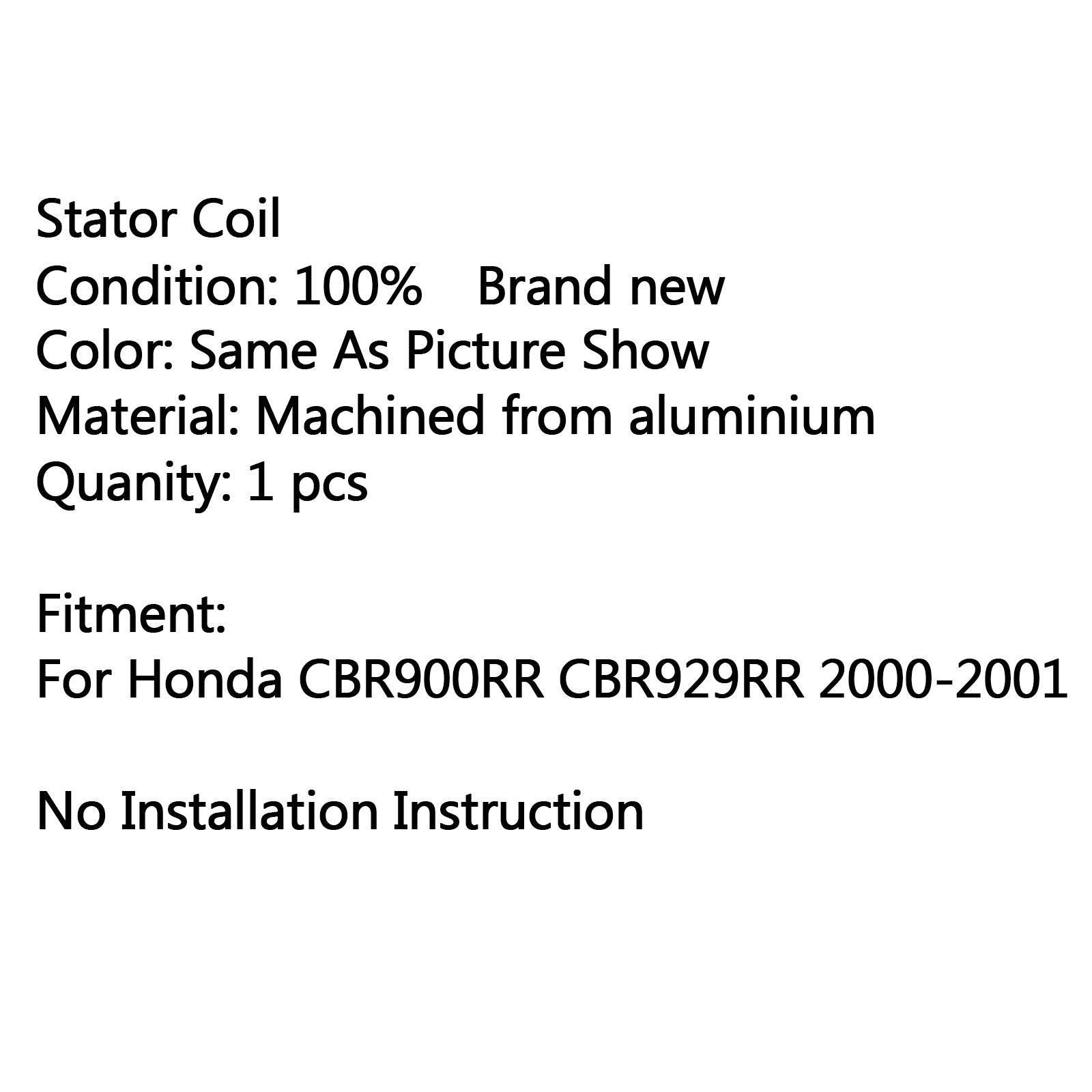 Magneto Generator Engine Stator Charging Coil For Honda CBR900RR CBR929RR 00-01